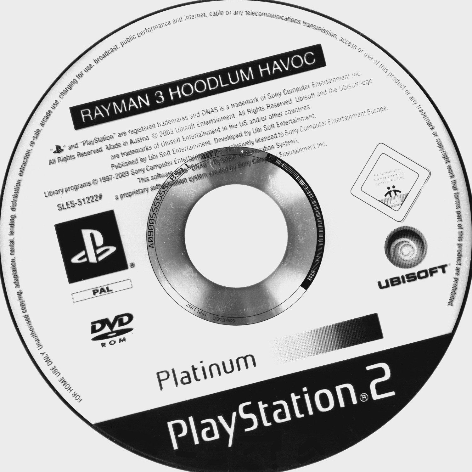 Rayman 3 - Hoodlum Havoc PS2 cover