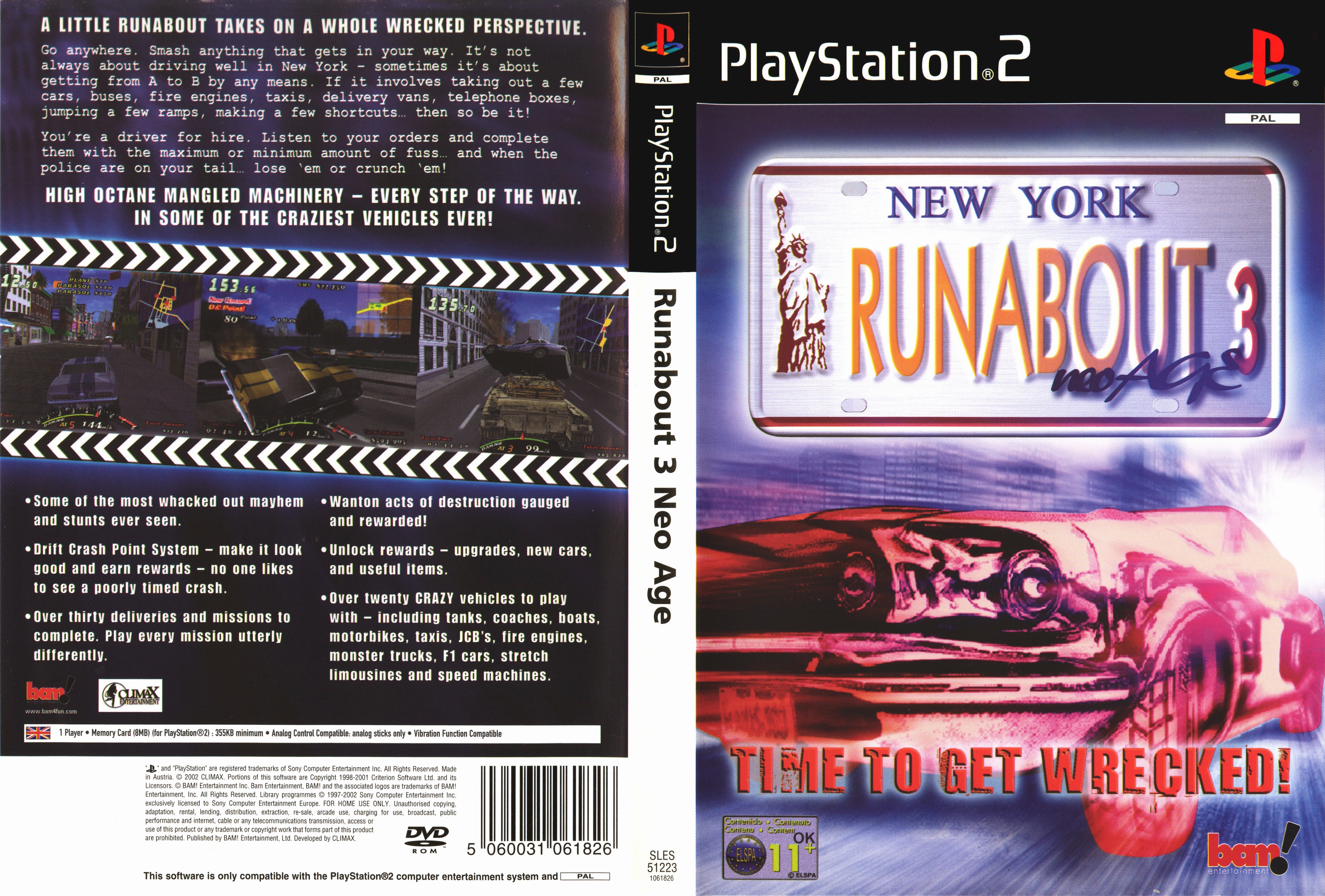 Runabout 3 - Neo Age PS2 cover