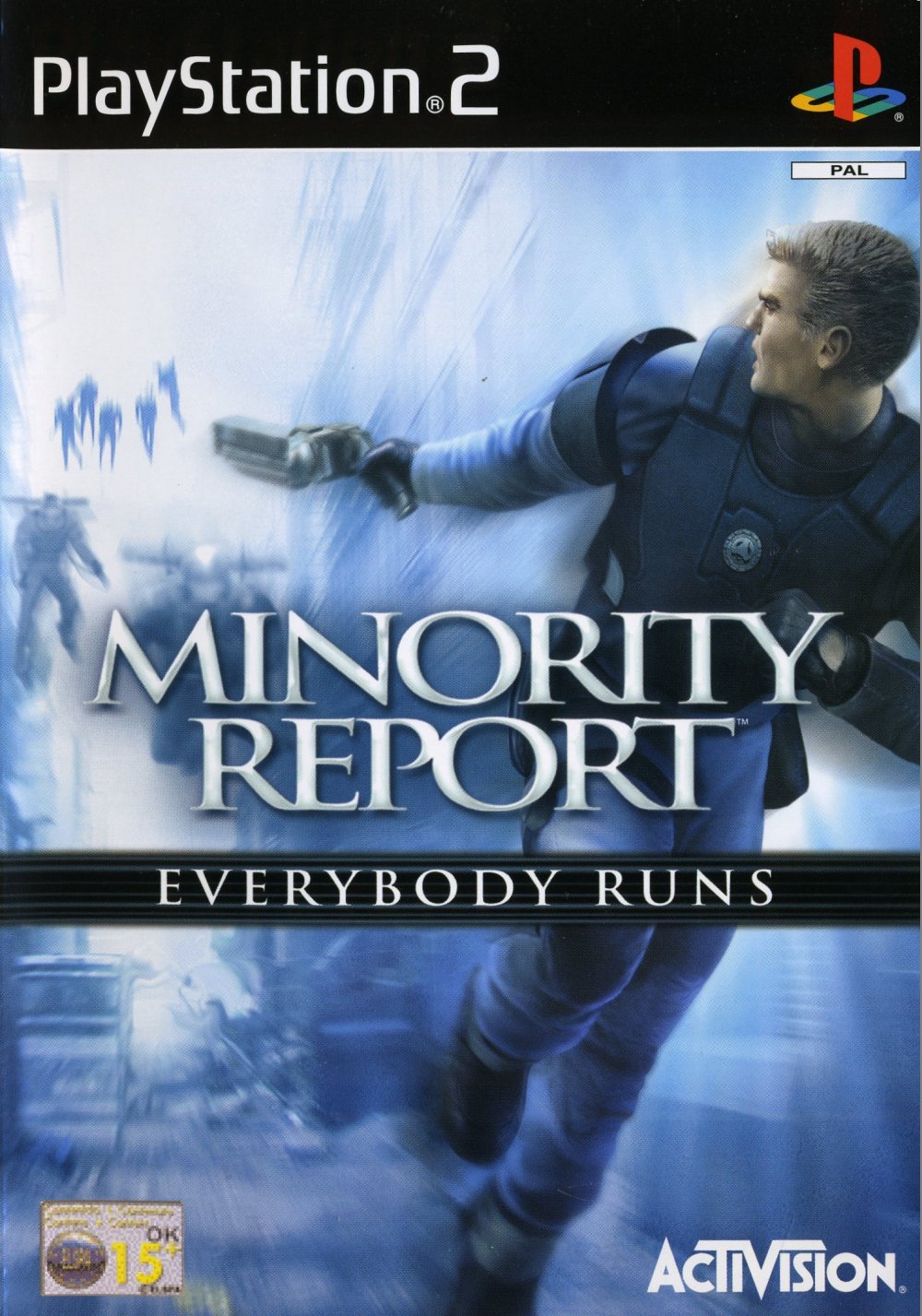 Minority Reports - Everybody Runs PS2 cover