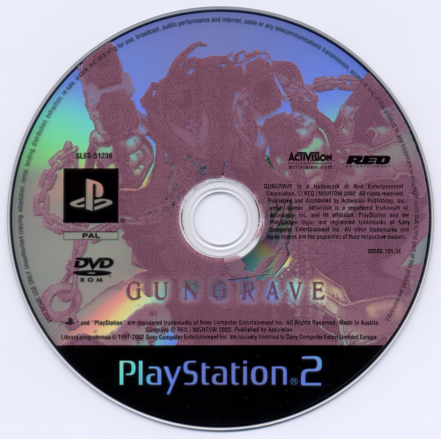 Gungrave PS2 cover