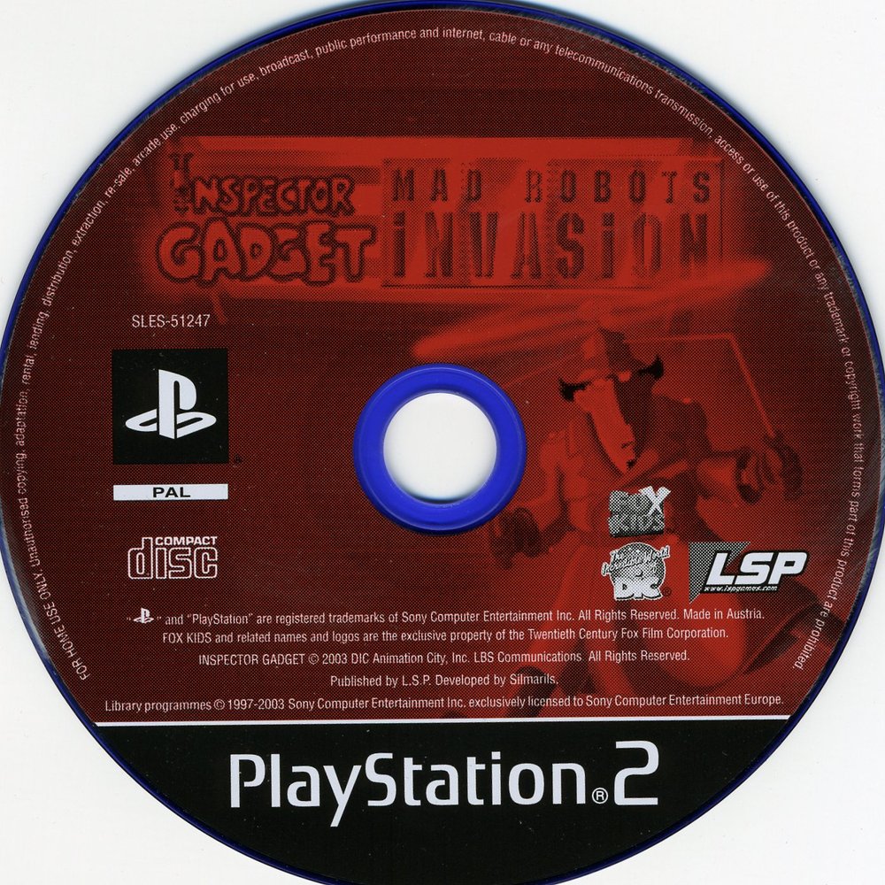 Inspector Gadget Mad - Robots Invasion PS2 cover