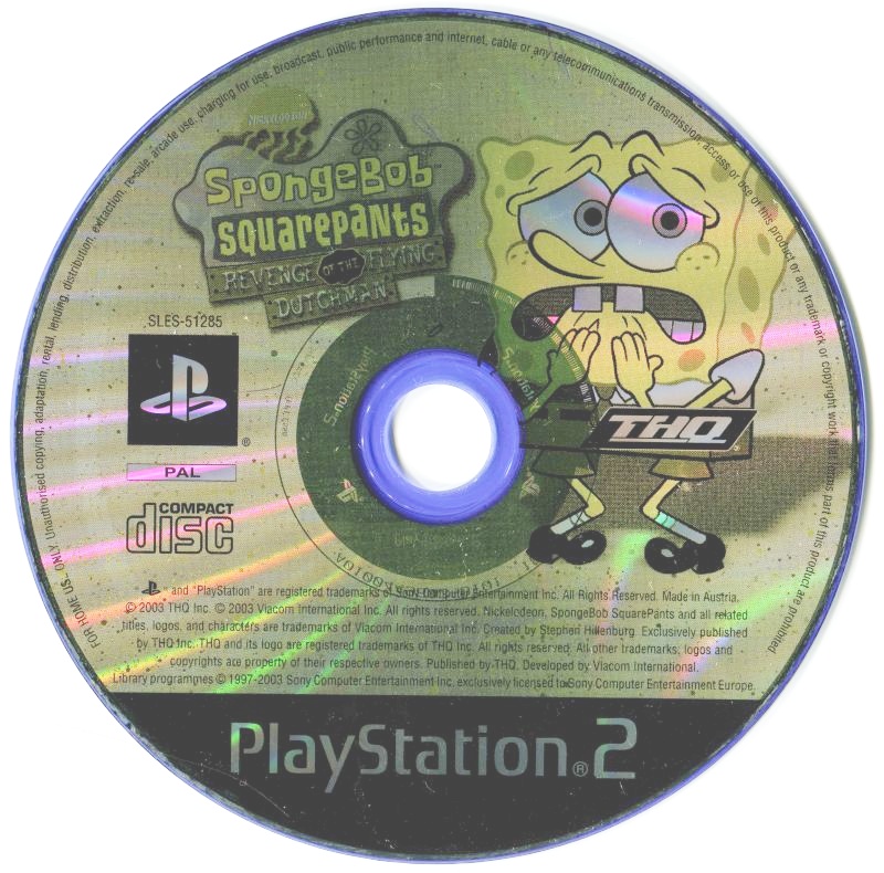 SpongeBob SquarePants - Revenge of the Flying Dutchman PS2 cover