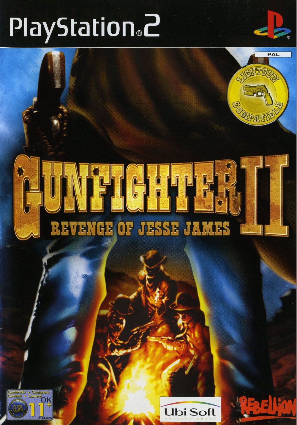 Gunfighter II - Revenge of Jesse James PS2 cover