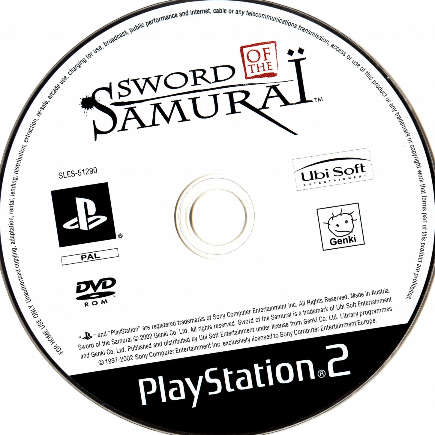 Sword of the Samurai PS2 cover