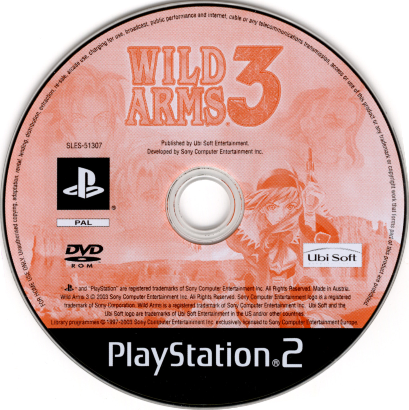 Wild Arms 3 PSX cover