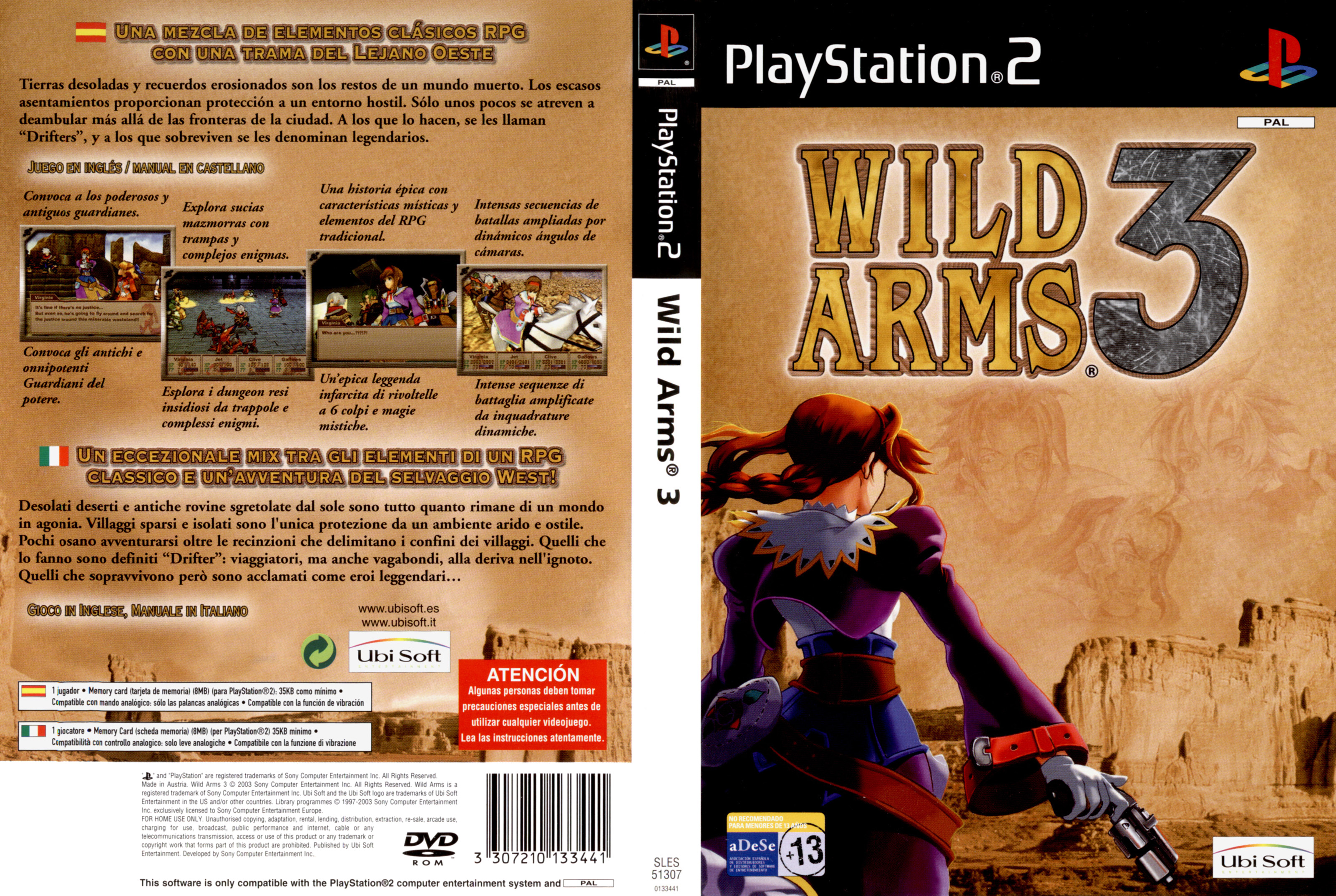 Wild Arms 3 PSX cover