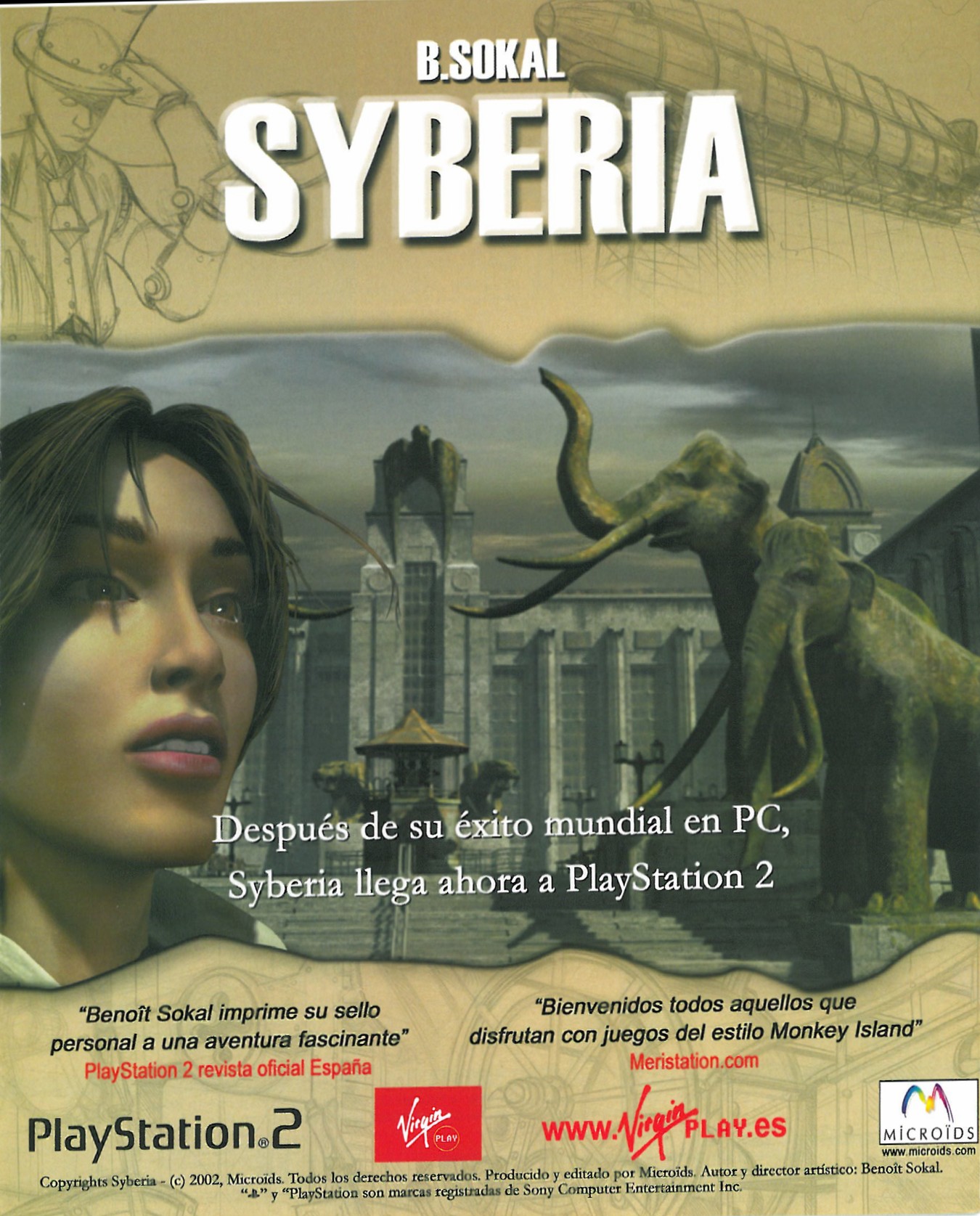 Syberia PSX cover