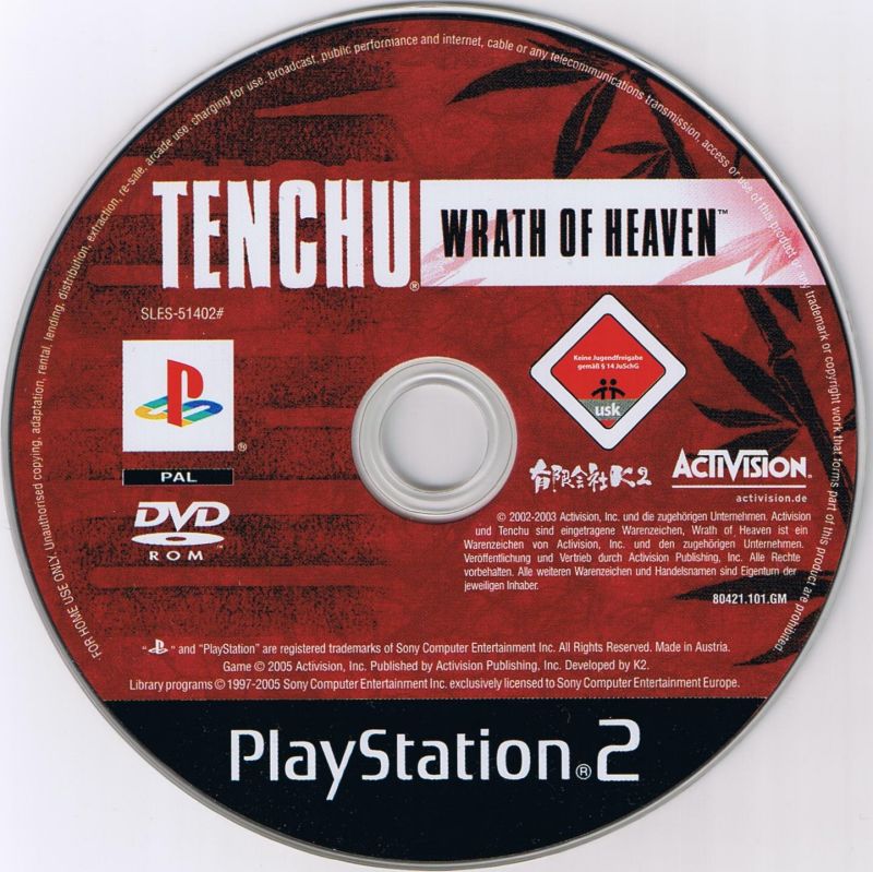Tenchu - Wrath of Heaven PS2 cover