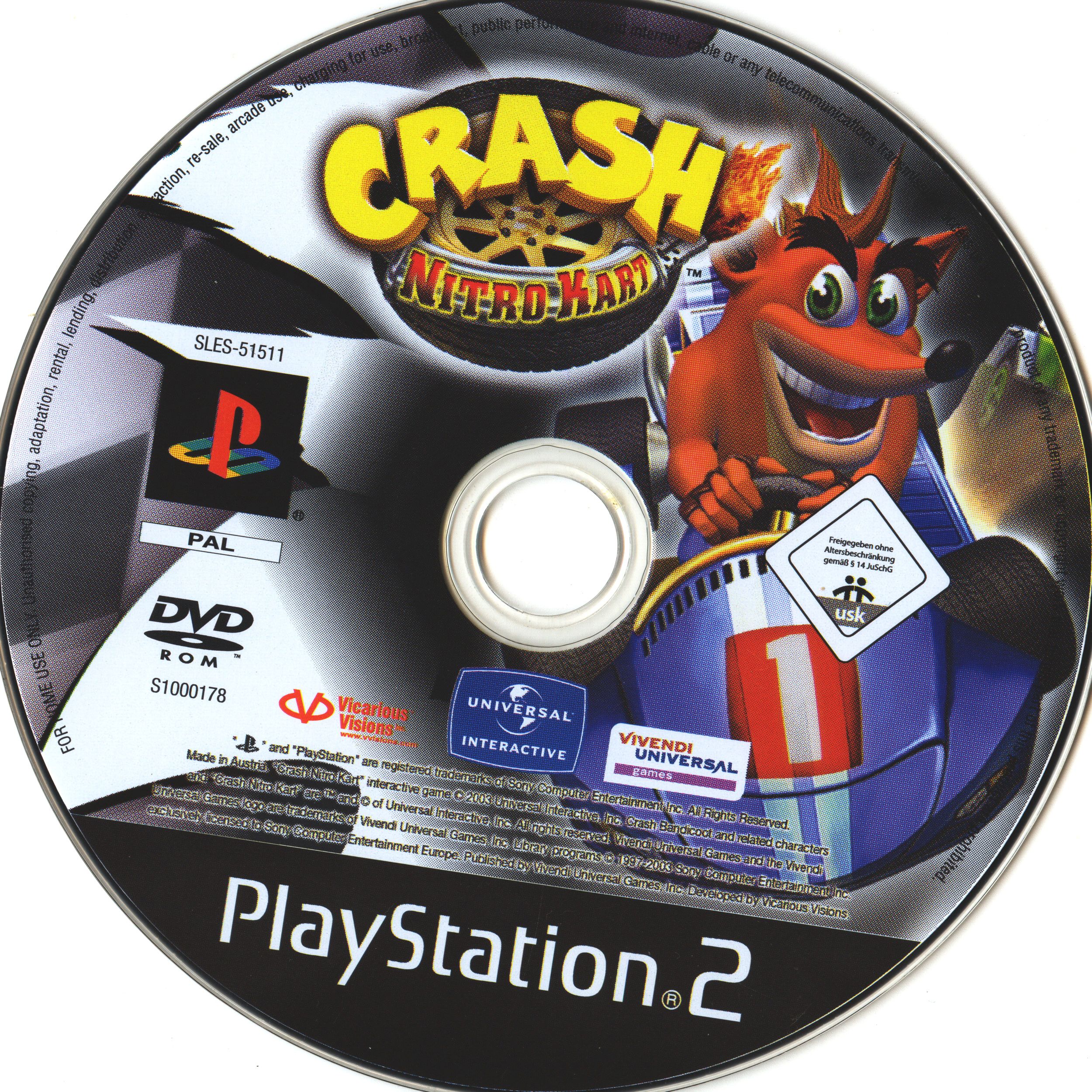 Crash Nitro Kart PSX cover