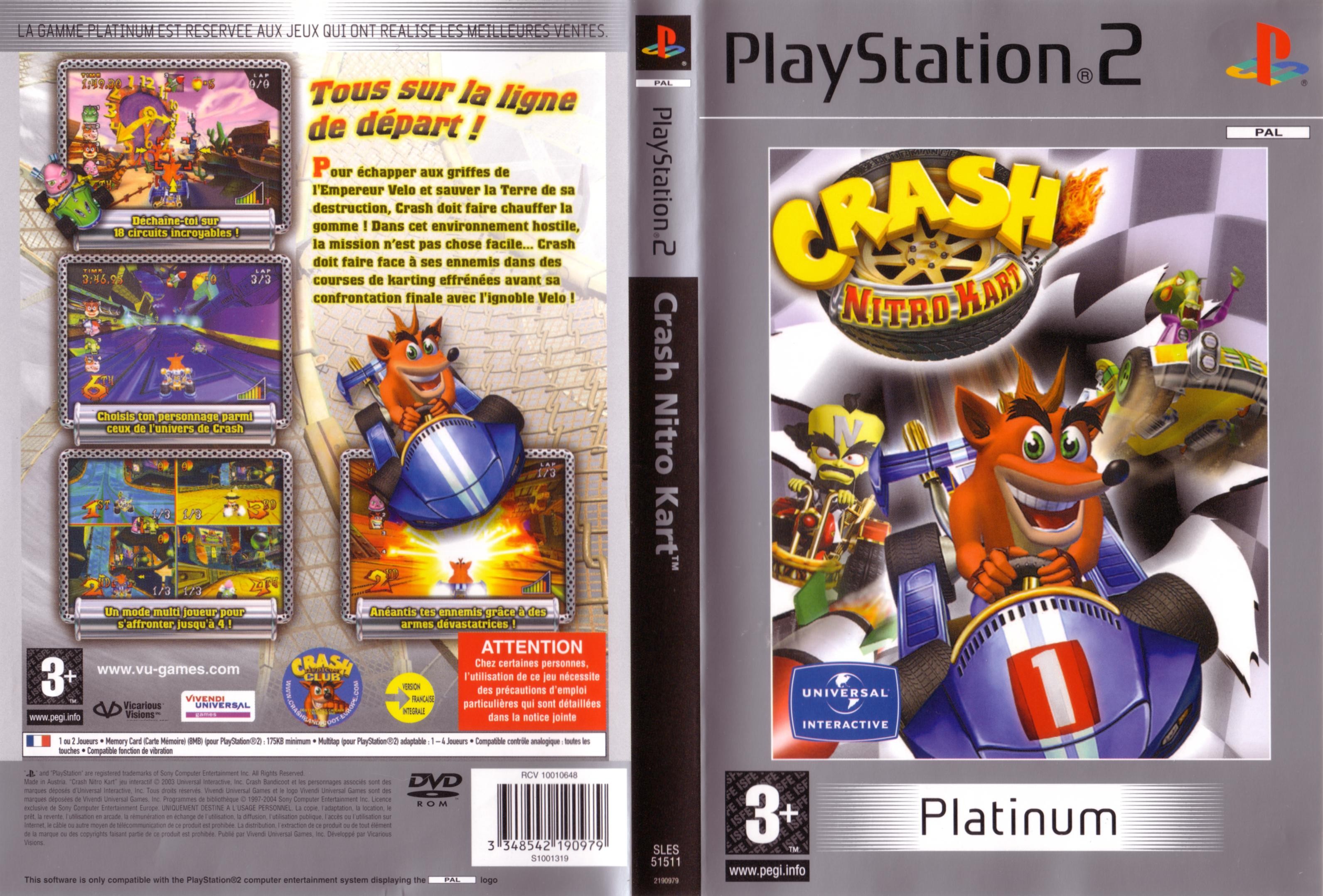 Crash Nitro Kart PSX cover