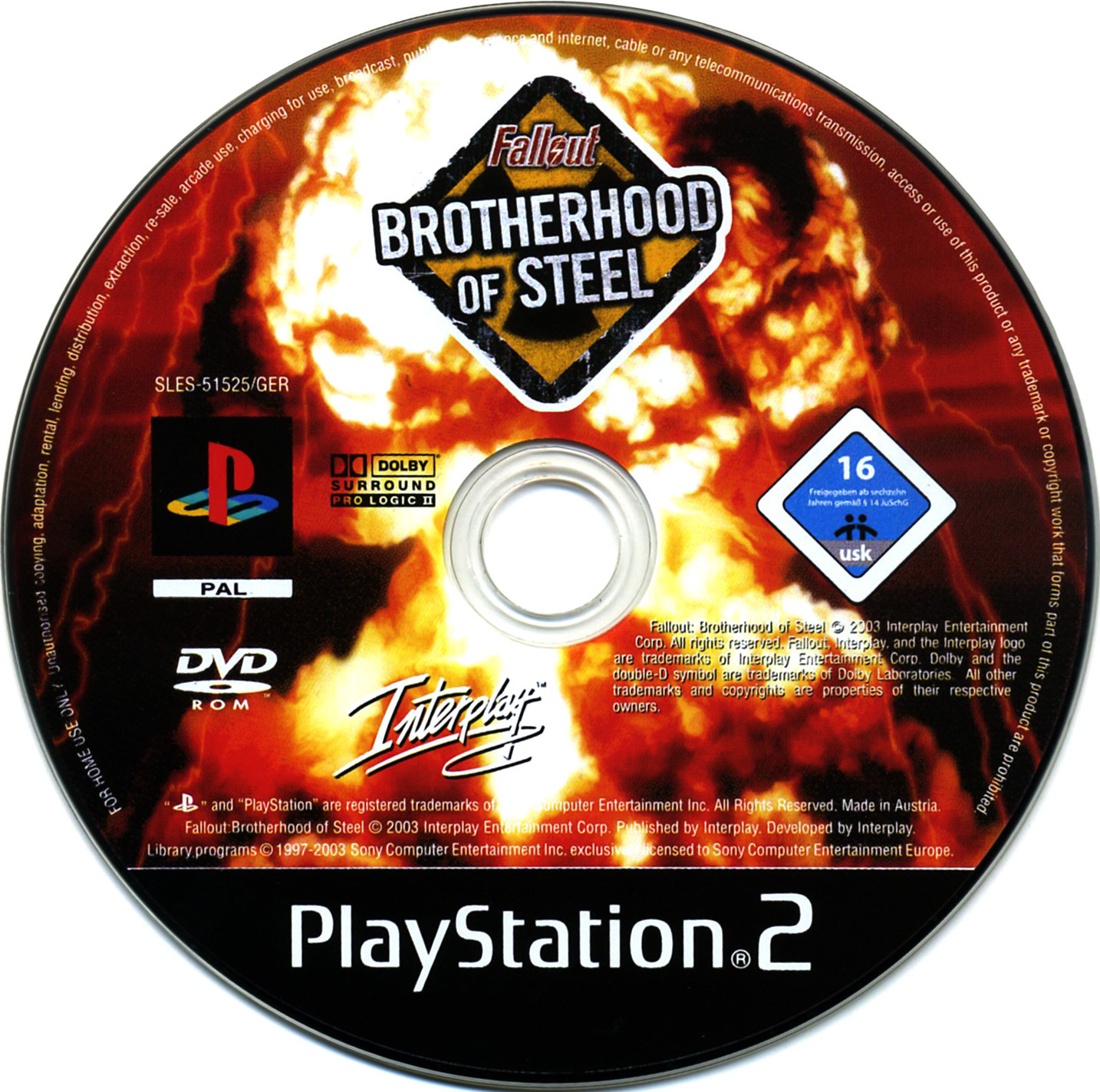 Fallout - Brotherhood of Steel PSX cover