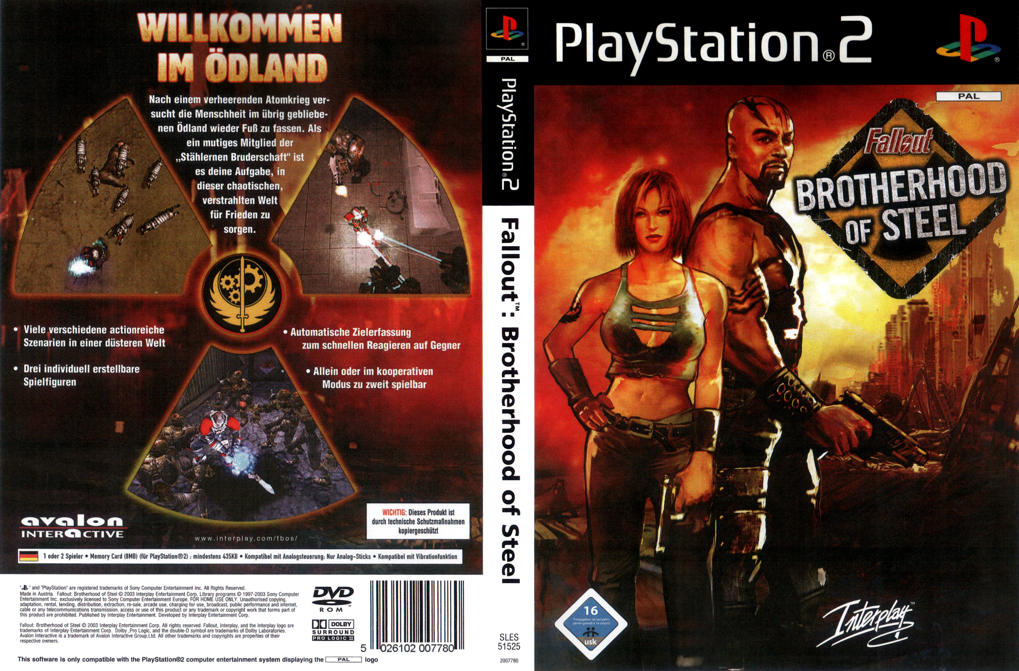 Fallout - Brotherhood of Steel PSX cover