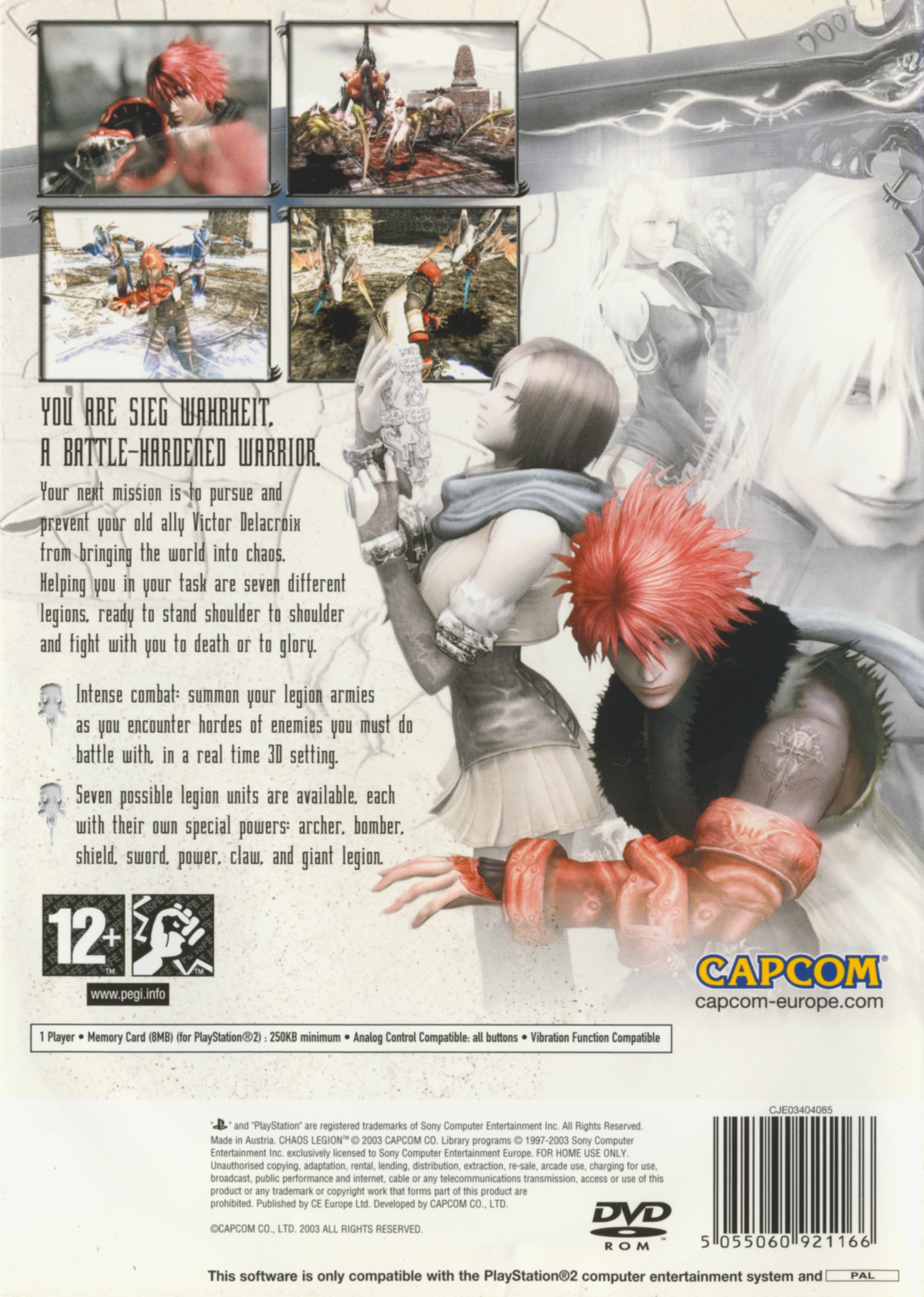 Chaos Legion PSX cover