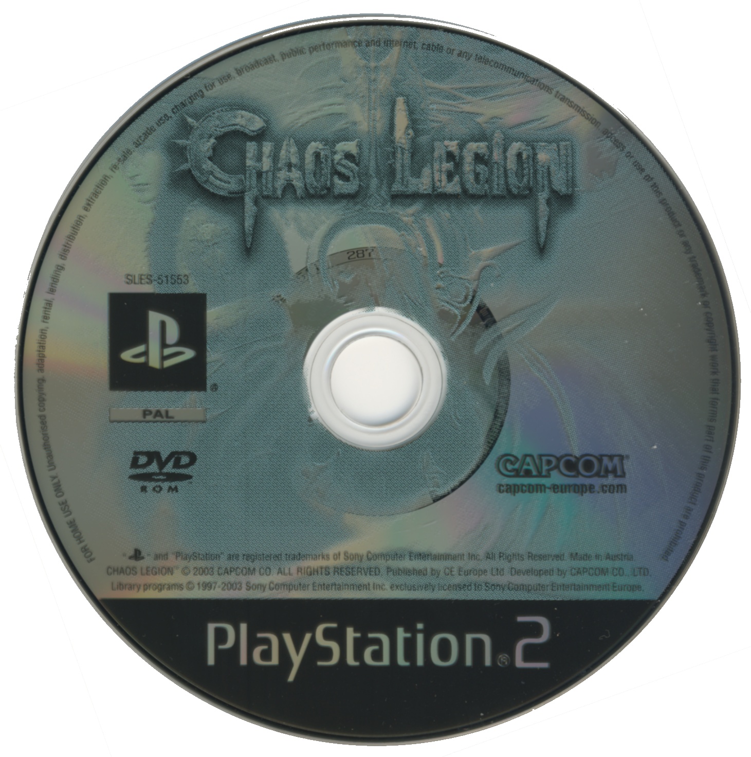Chaos Legion PSX cover