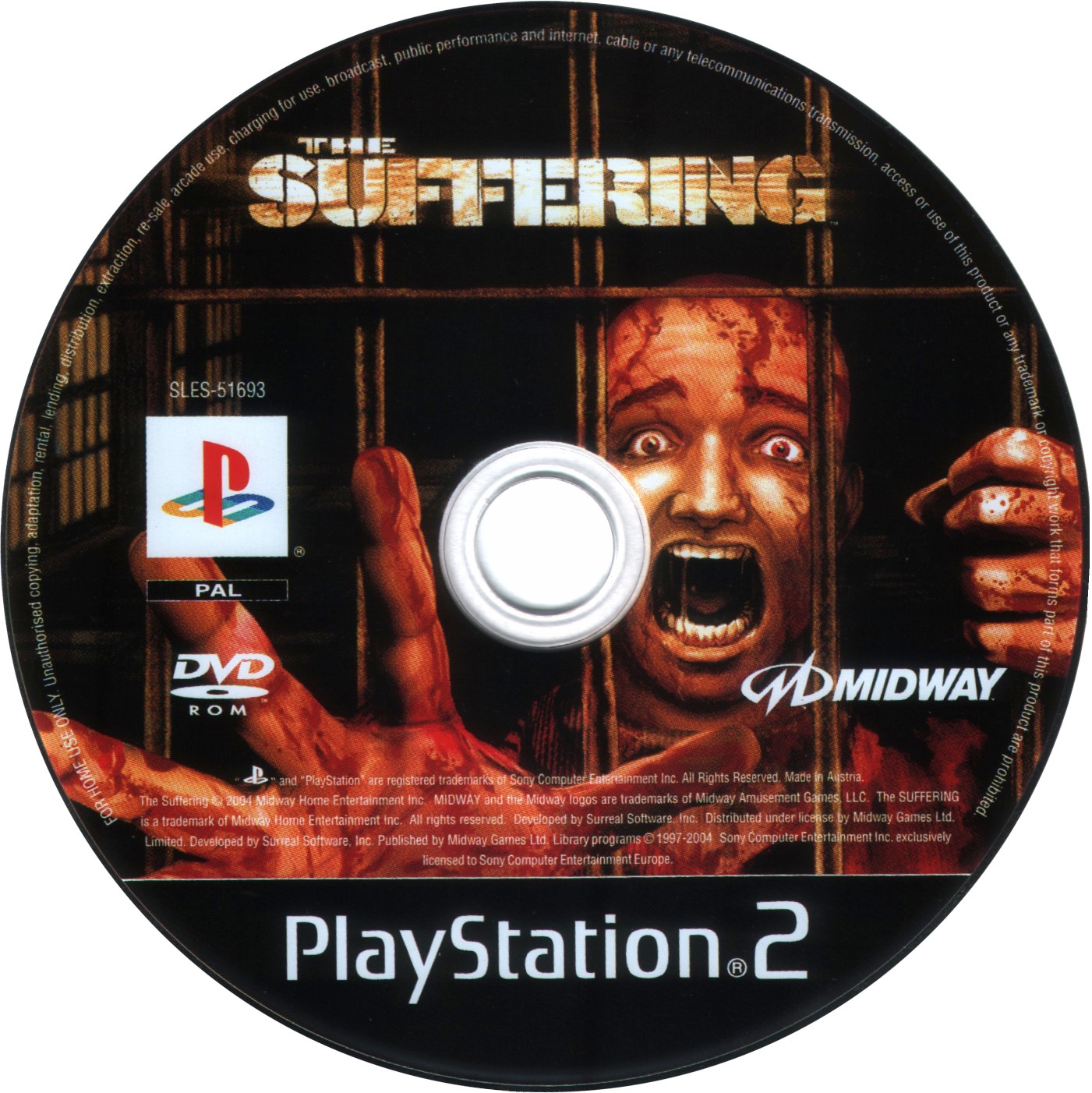 The Suffering PSX cover
