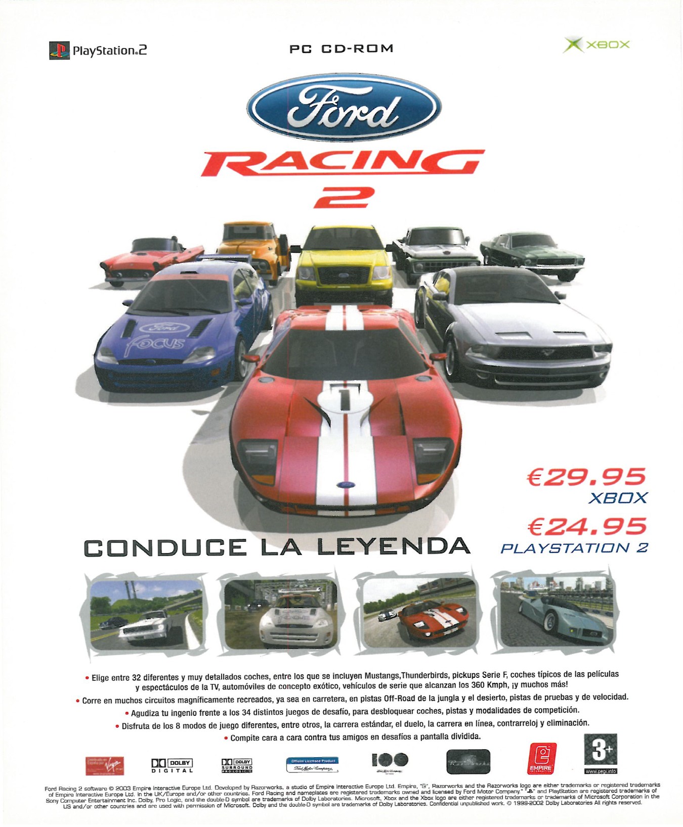Ford Racing 2 PSX cover