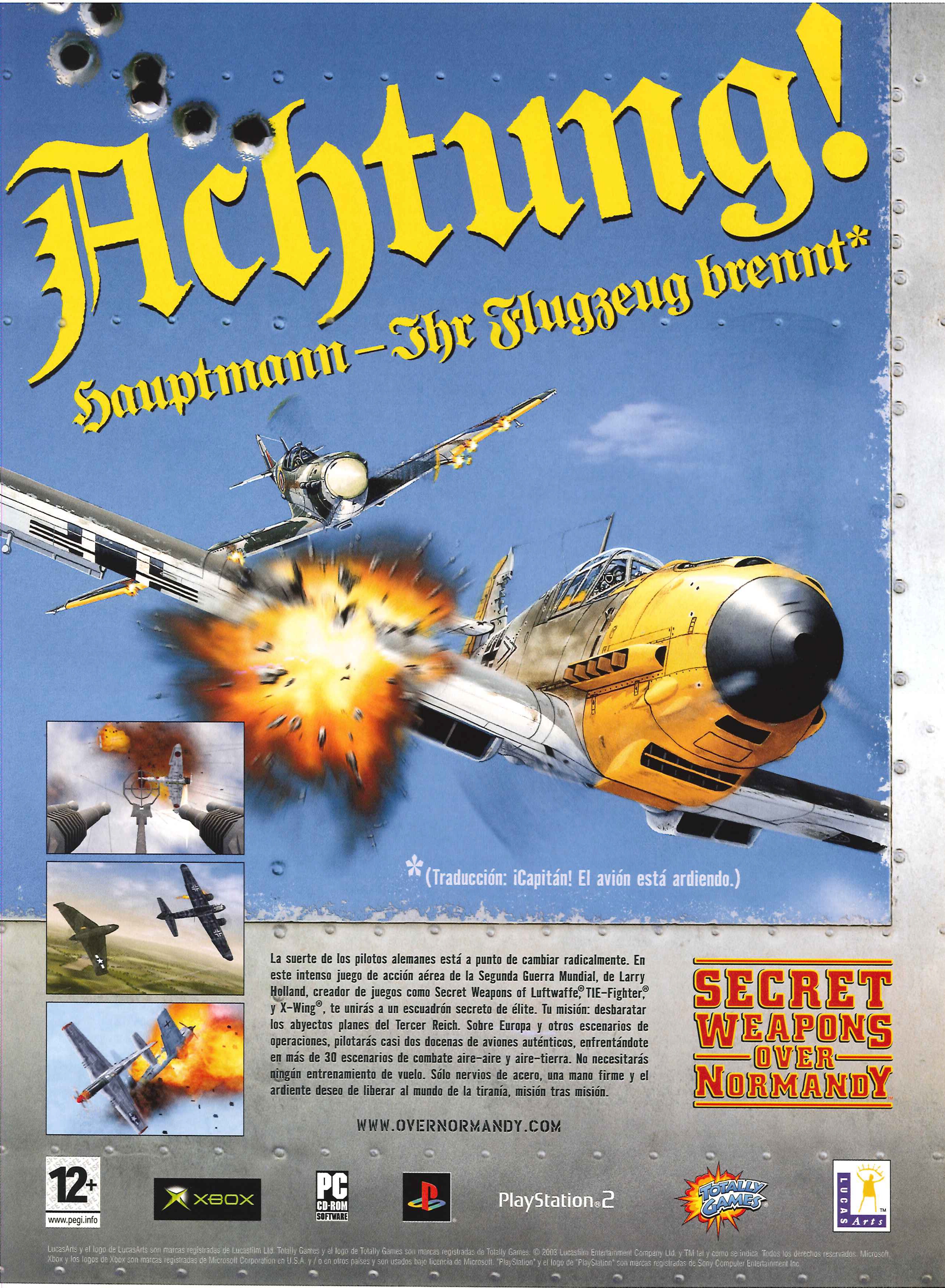 Secrets Weapons over Normandy PS2 cover