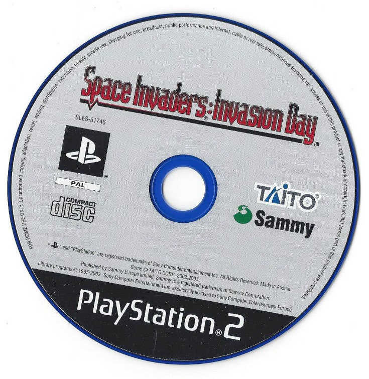 Space Invaders - Invasion Day PS2 cover