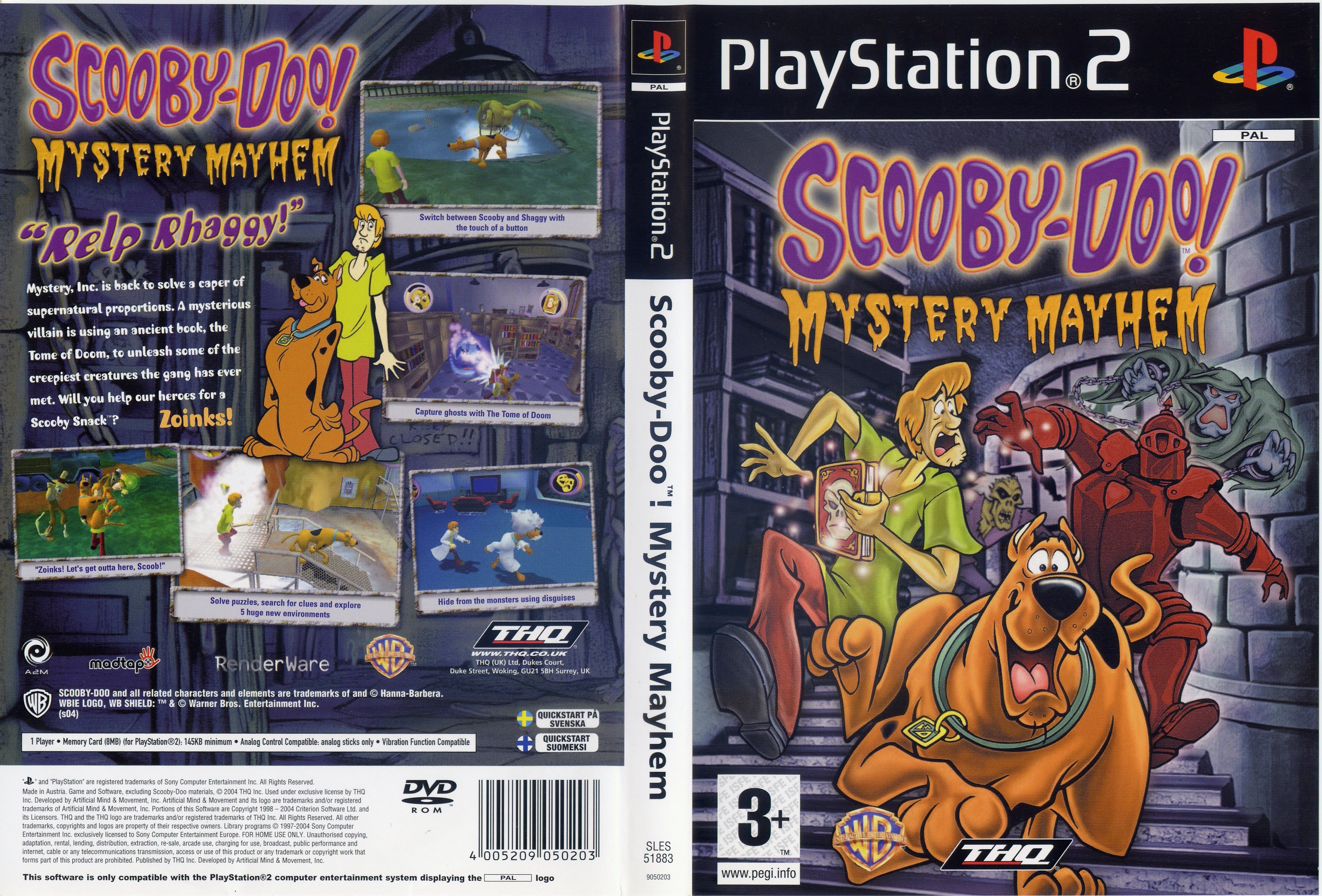 Scooby-Doo - Mystery Mayhem PS2 cover