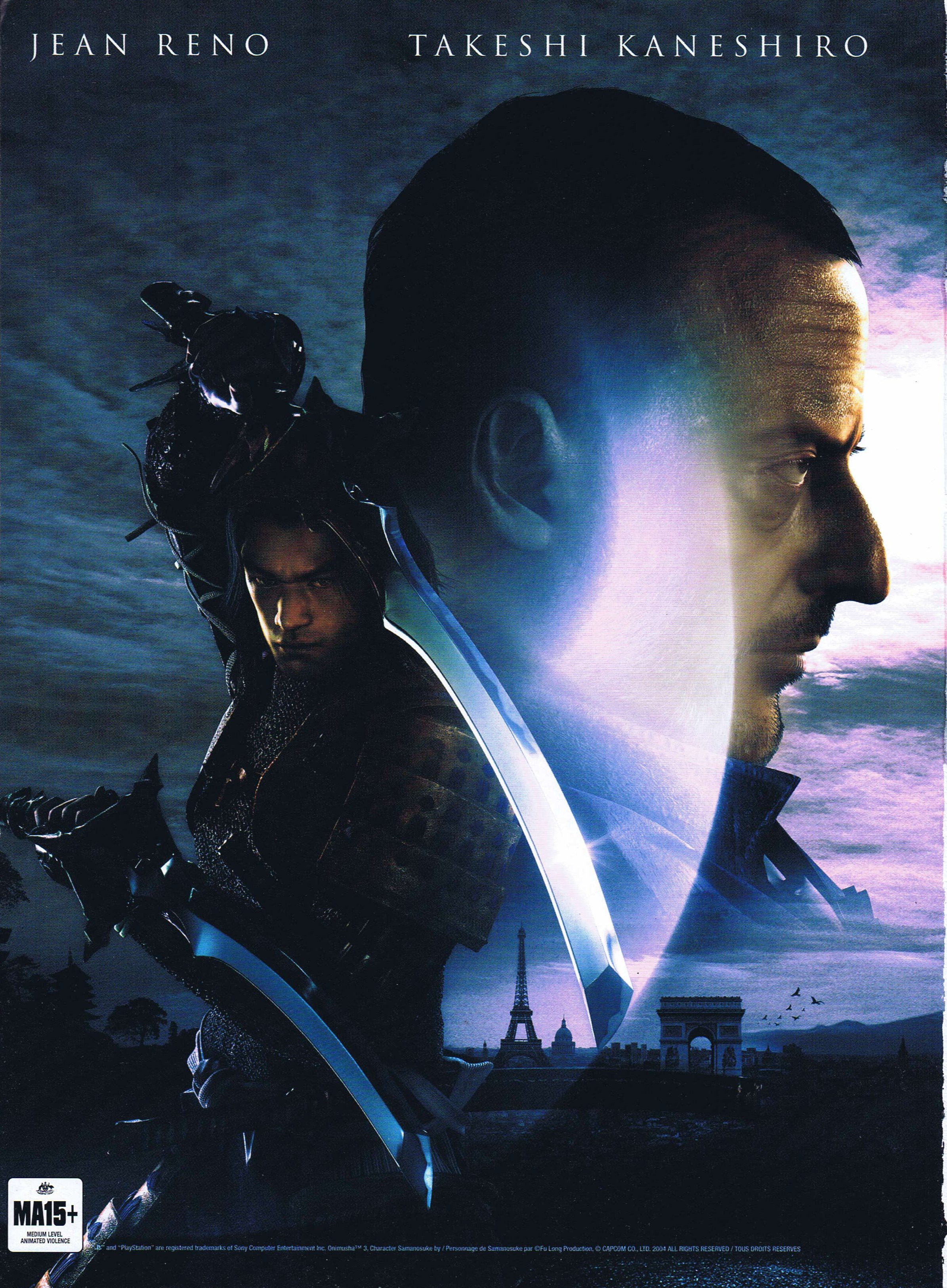 Onimusha 3 PS2 cover