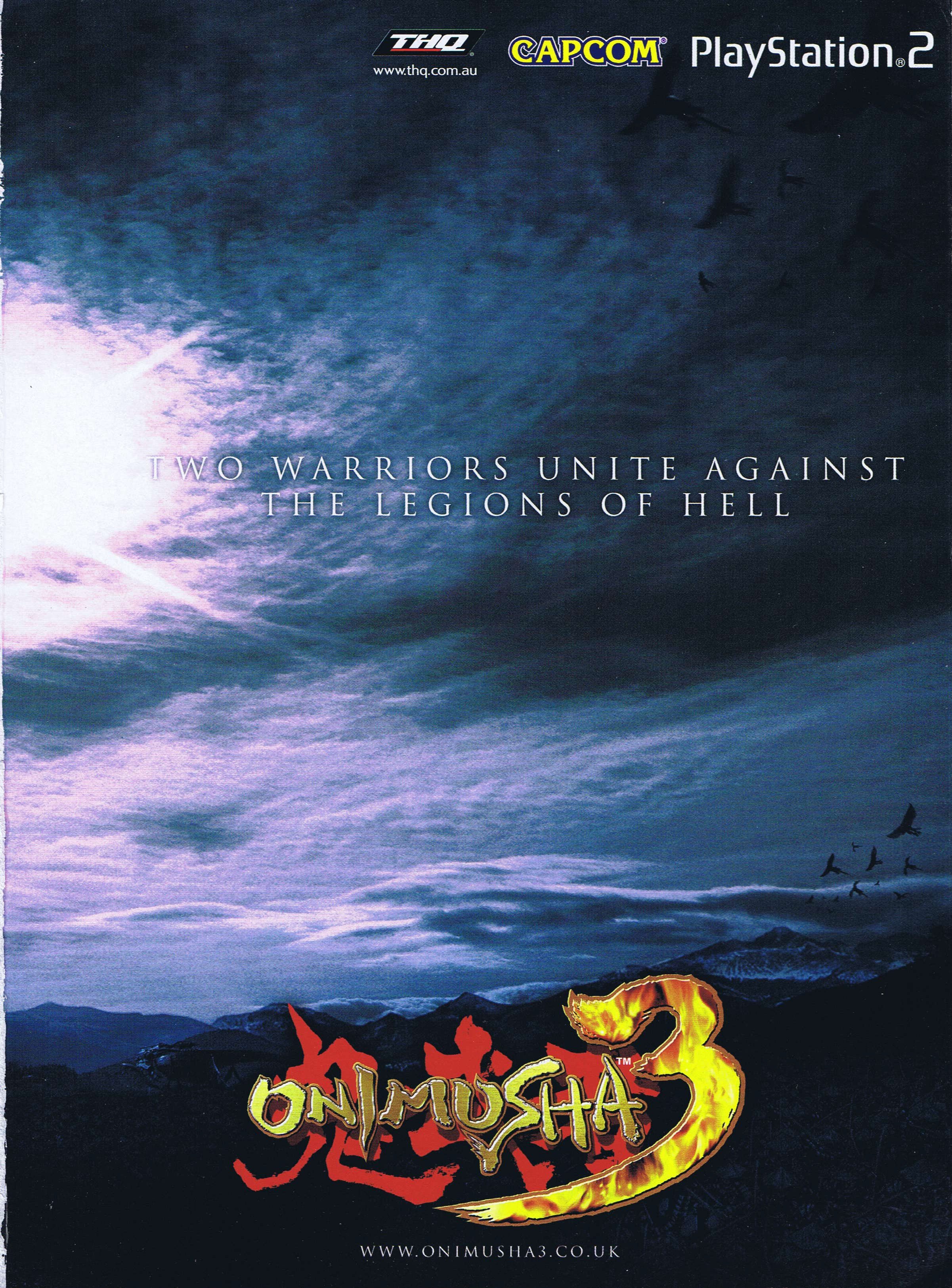 Onimusha 3 PS2 cover