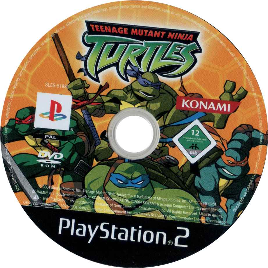 Teenage Mutant Ninja Turtles PS2 cover