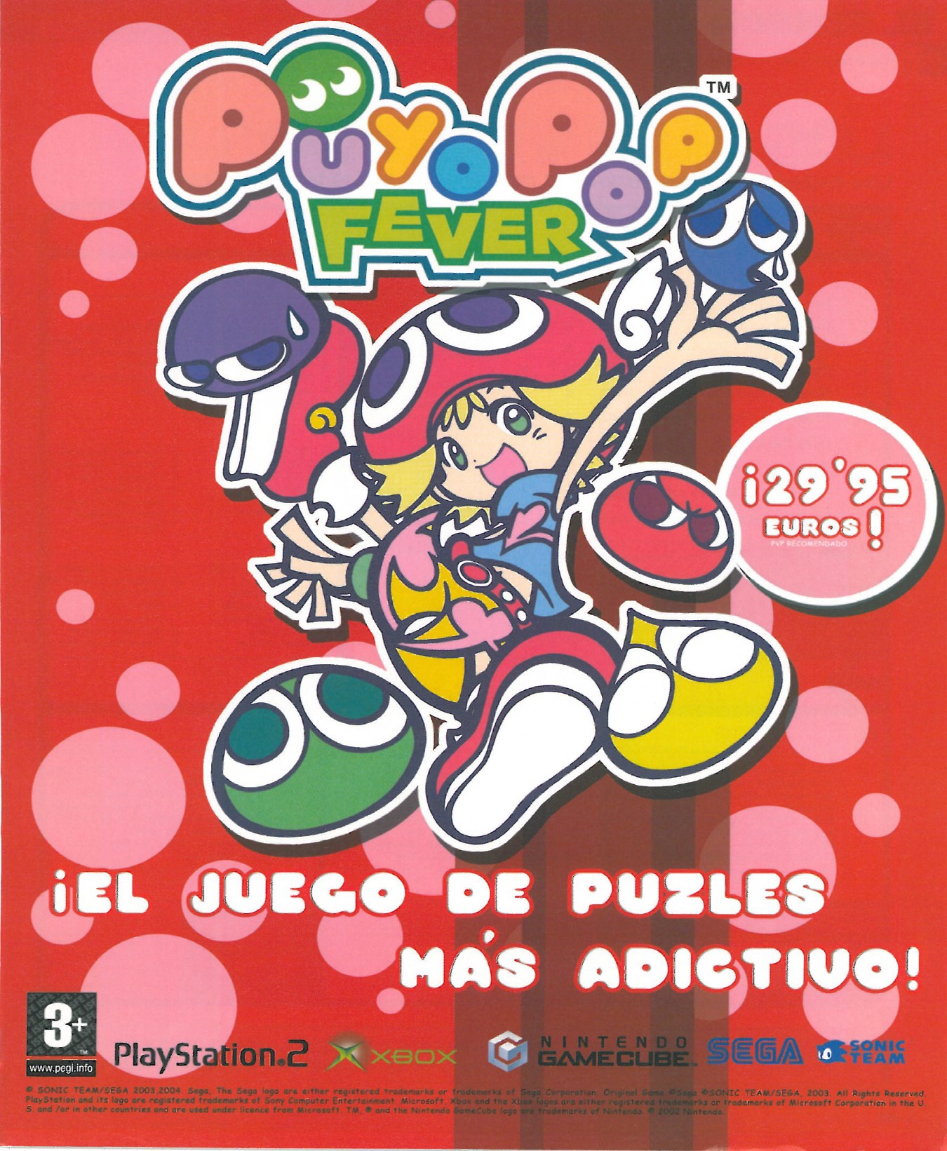 Puyo Pop Fever PS2 cover