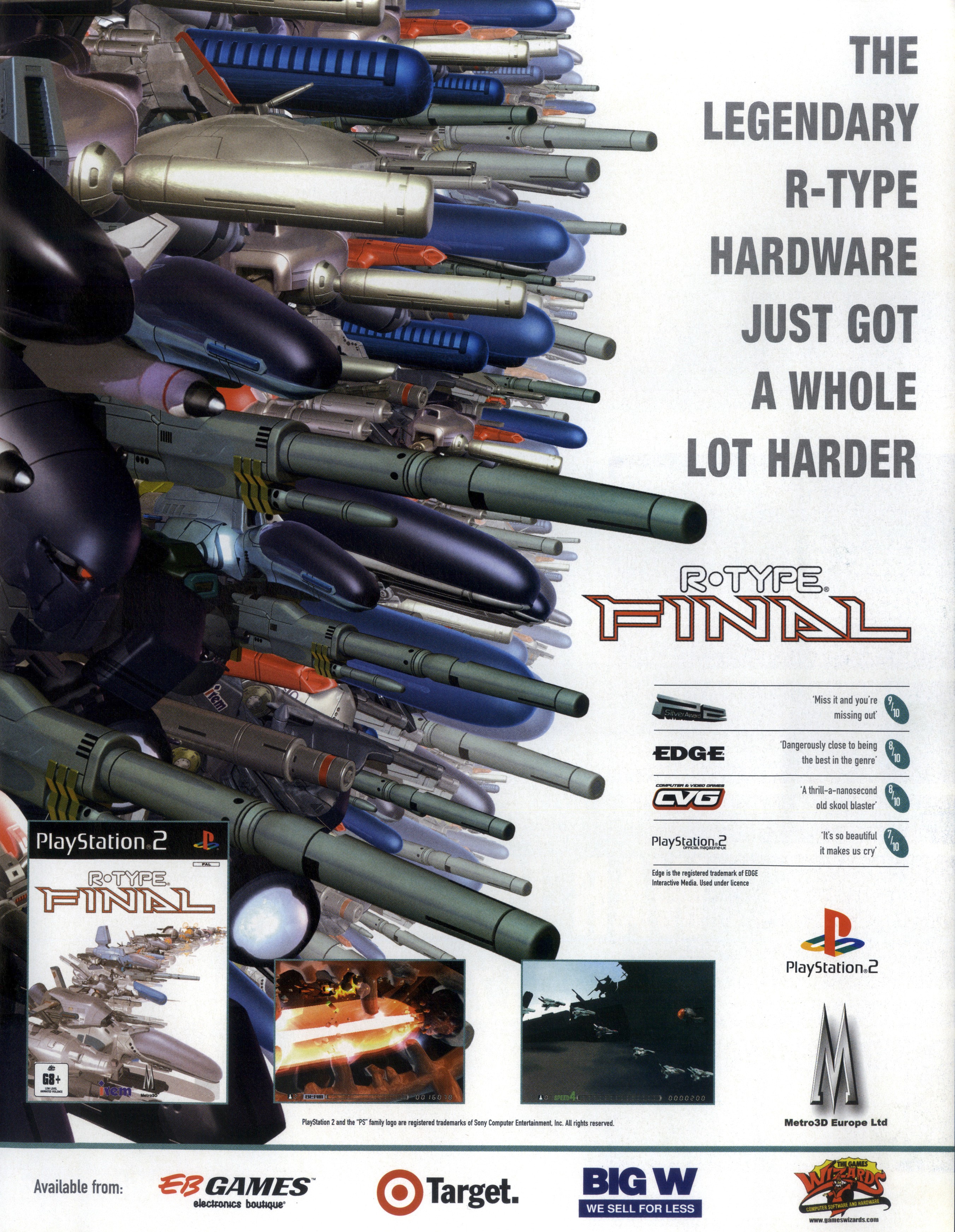 R-Type Final PS2 cover
