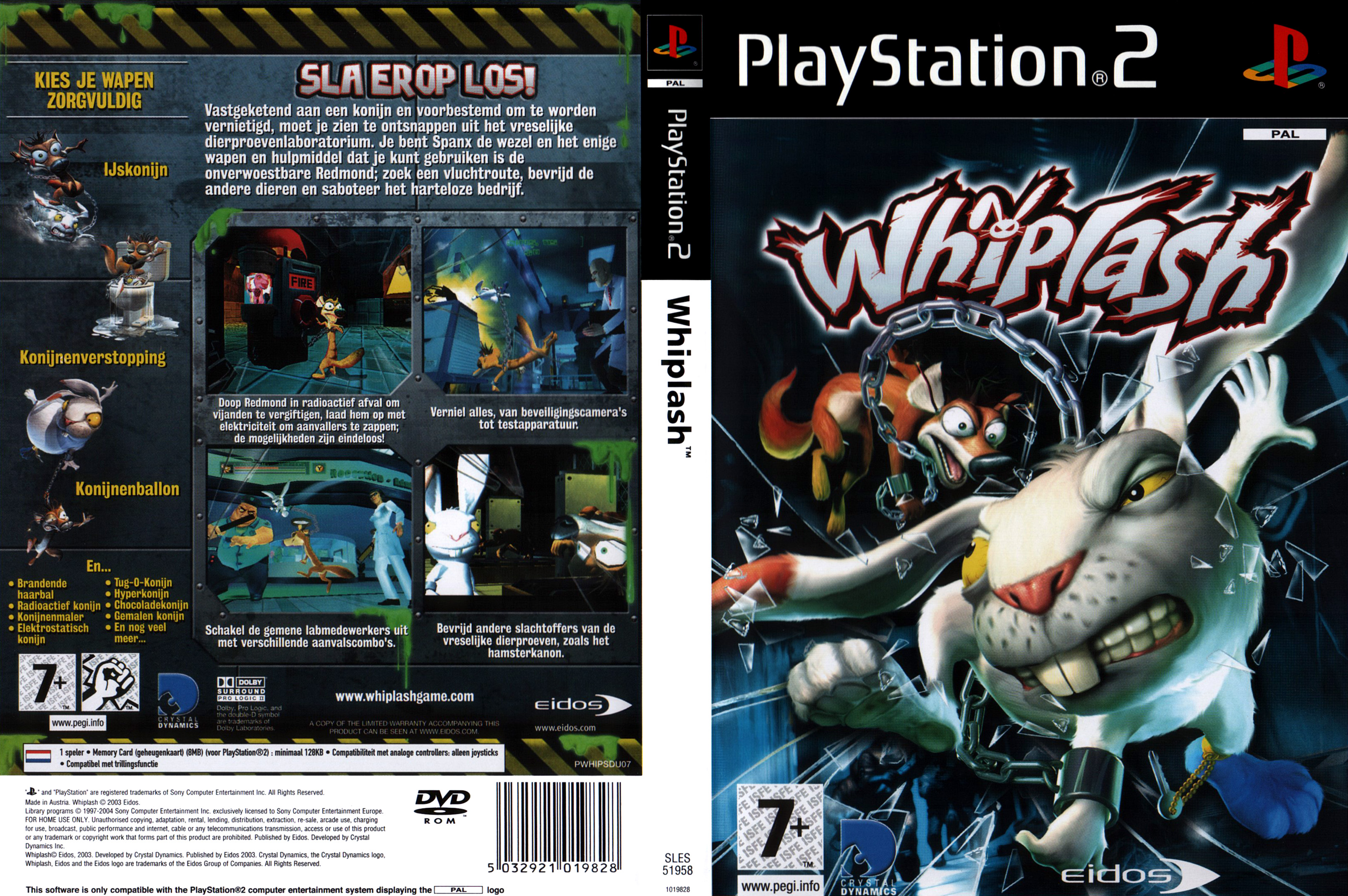 Whiplash PS2 cover