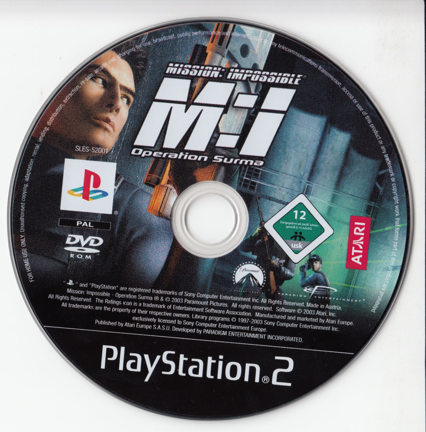 Mission Impossible - Operation Surma PS2 cover