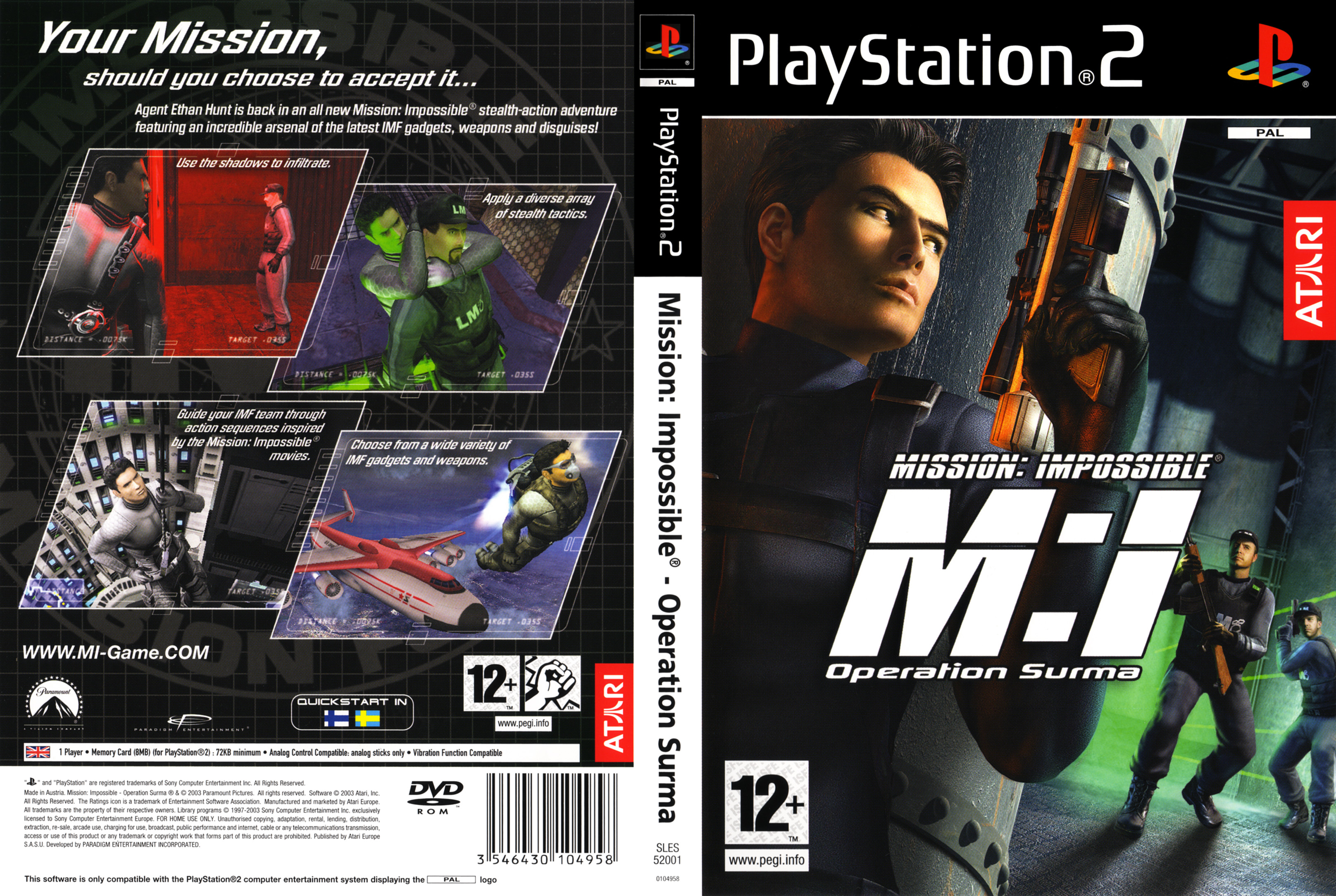 Mission Impossible - Operation Surma PS2 cover