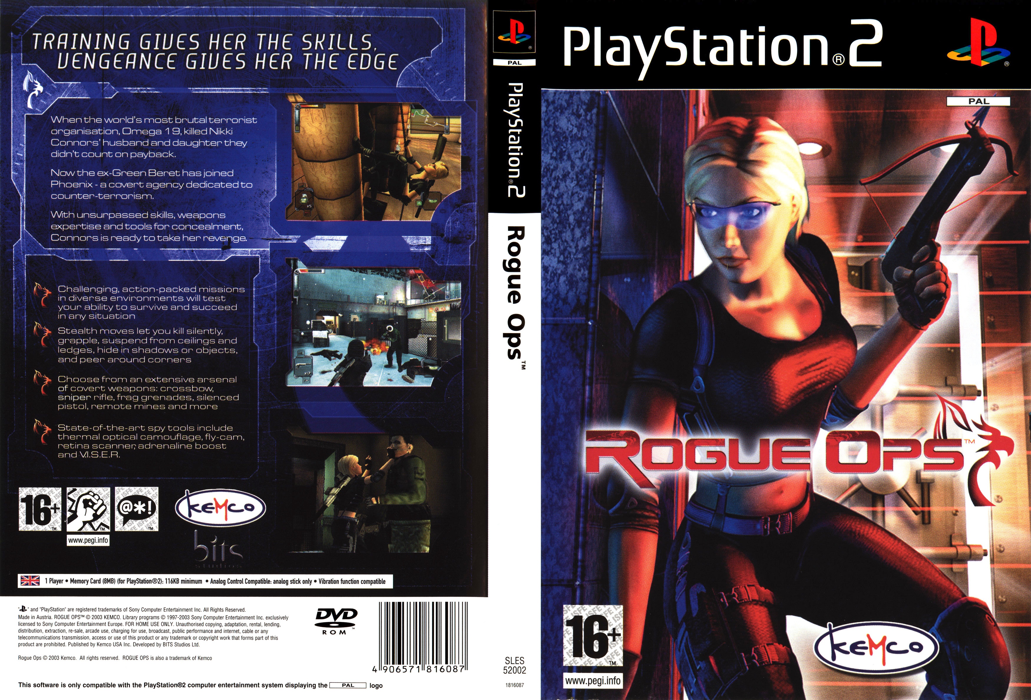 Rogue Ops PS2 cover