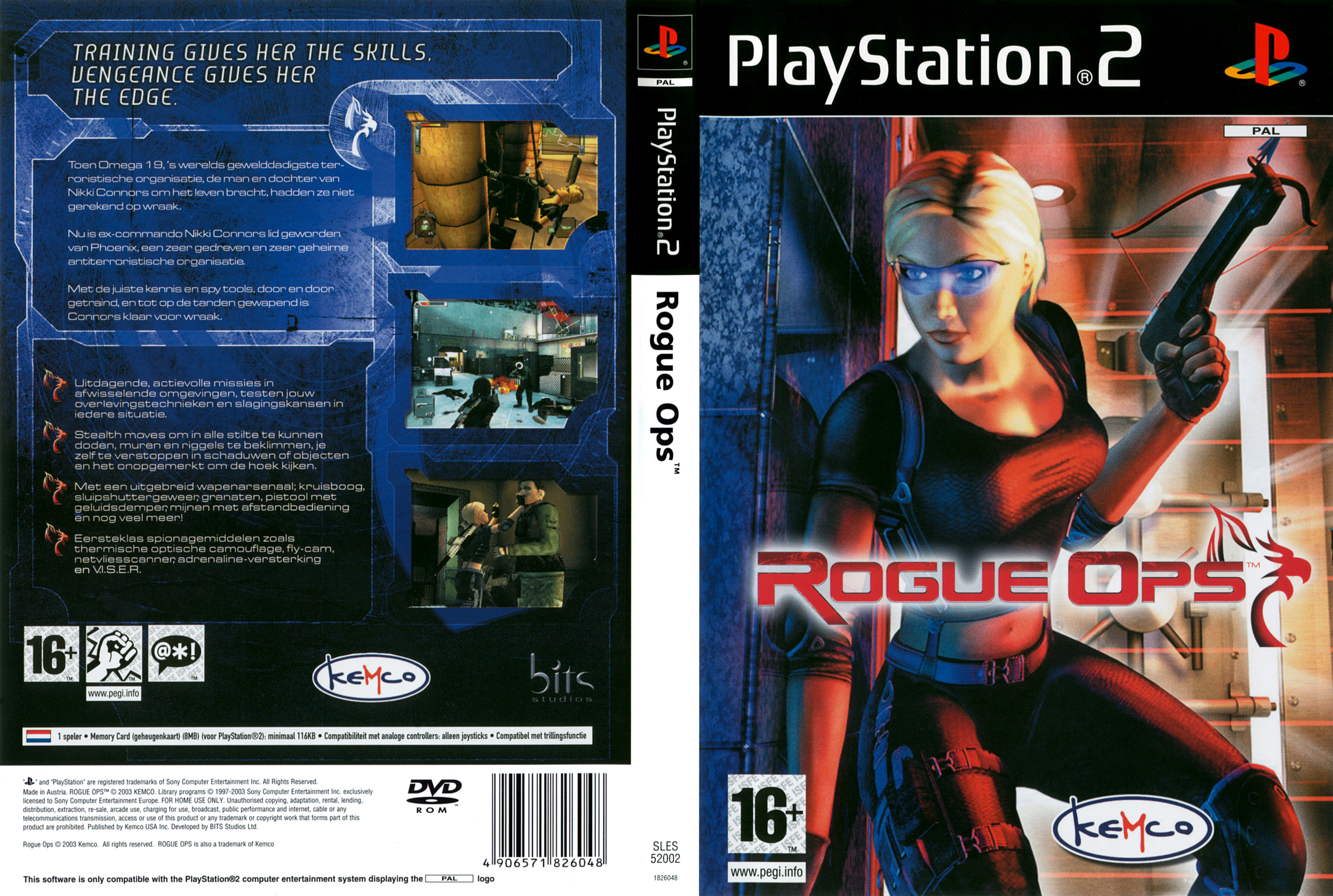 Rogue Ops PS2 cover