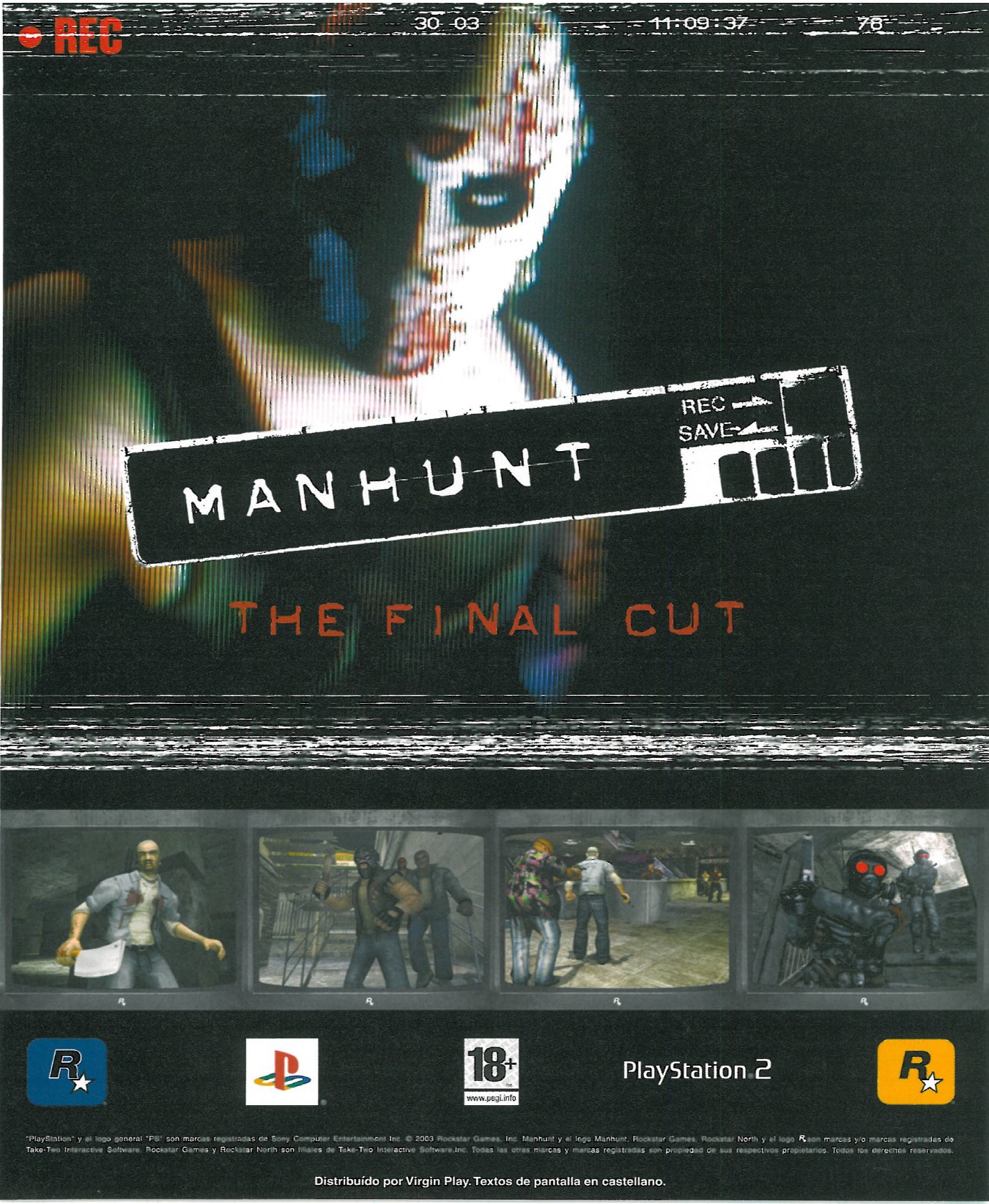 Manhunt PS2 cover