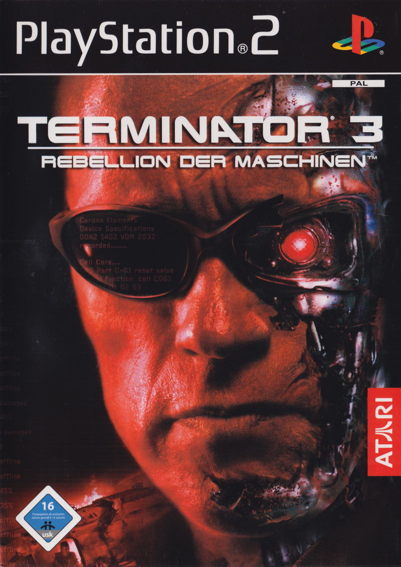 Terminator 3 - Rebellion der Maschinen PS2 cover