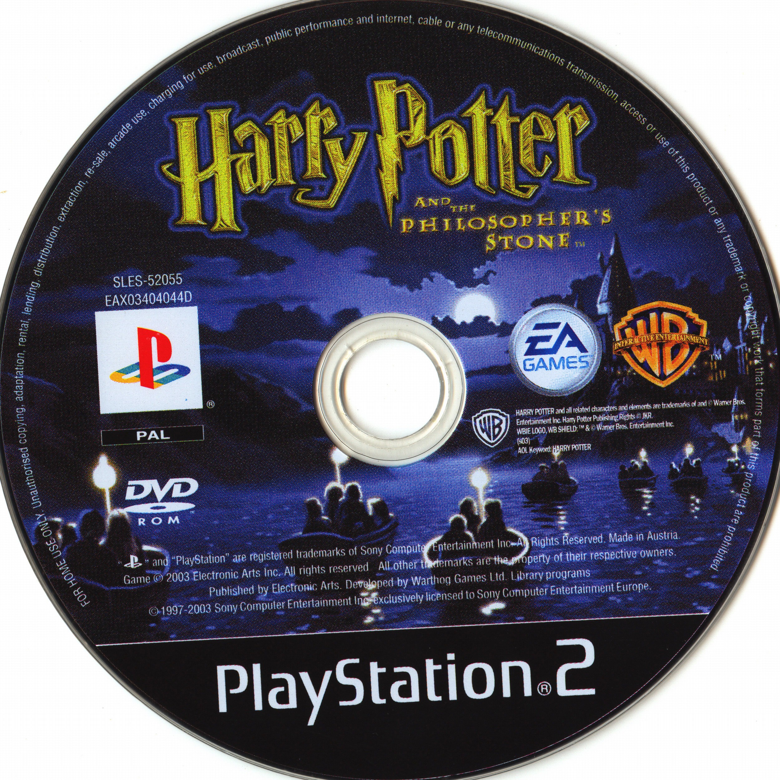 Harry Potter & the Philosopher's Stone PSX cover