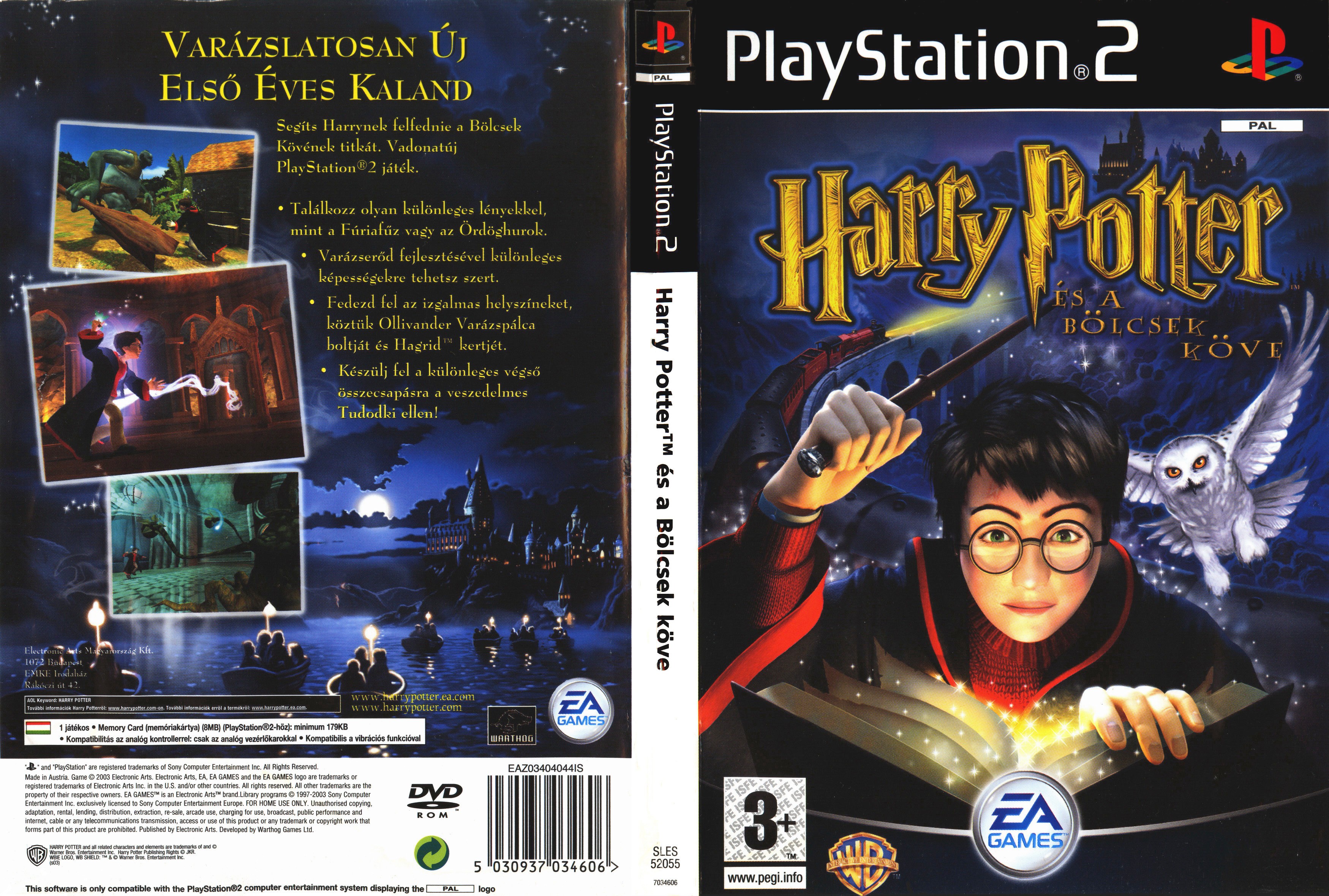 Harry Potter & the Philosopher's Stone PSX cover