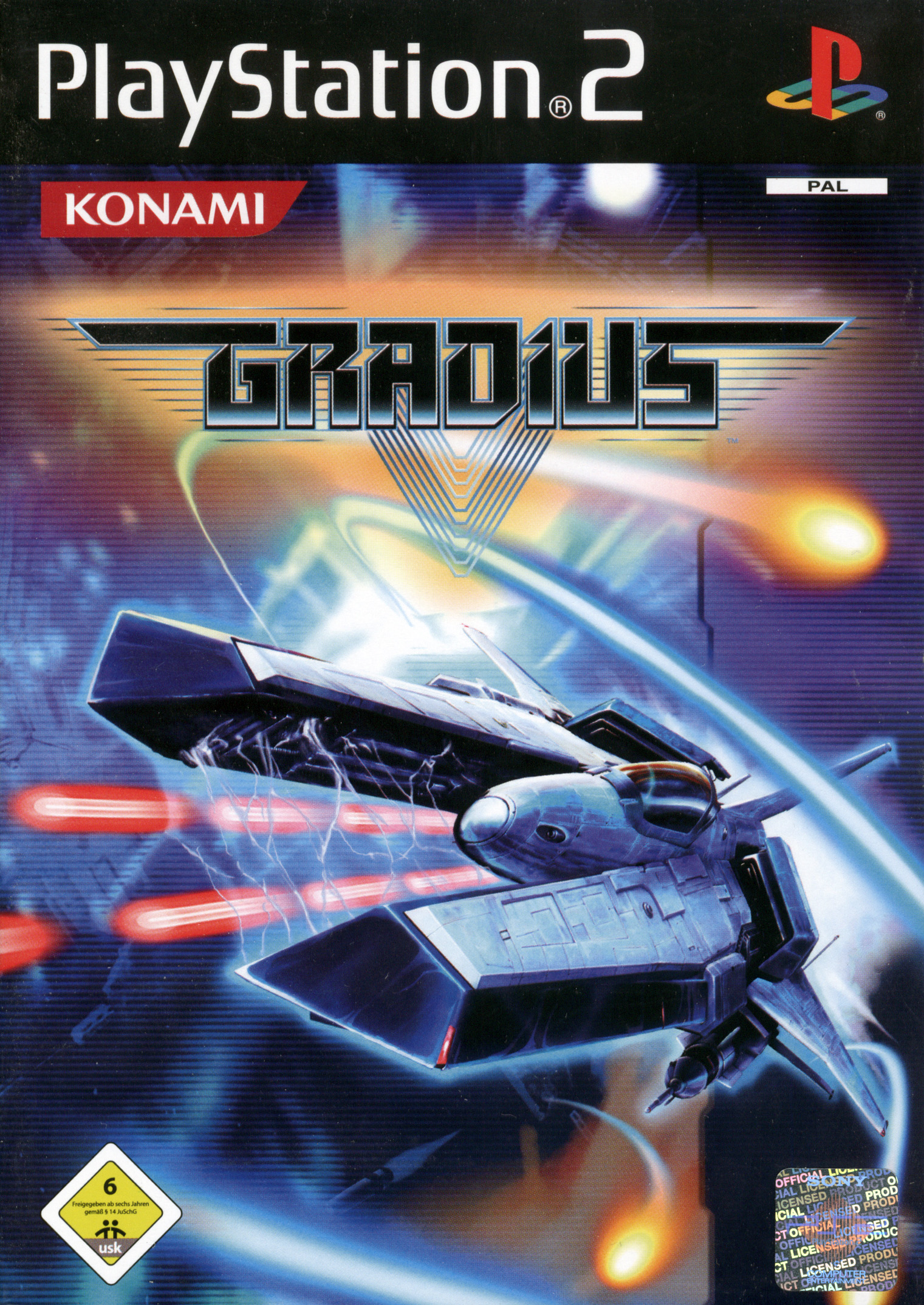 Gradius V PS2 cover