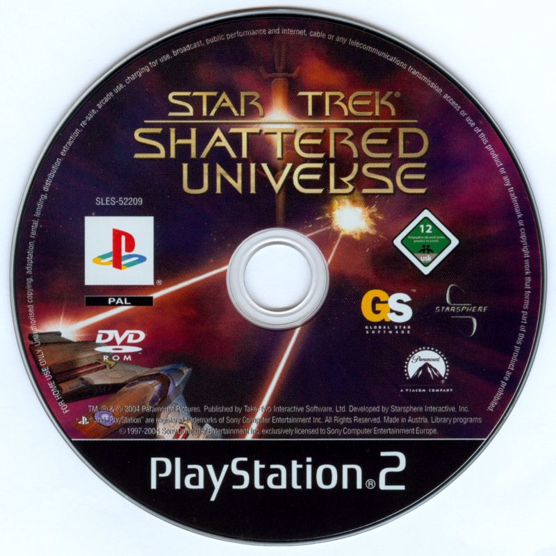 Star Trek - Shattered universe PS2 cover