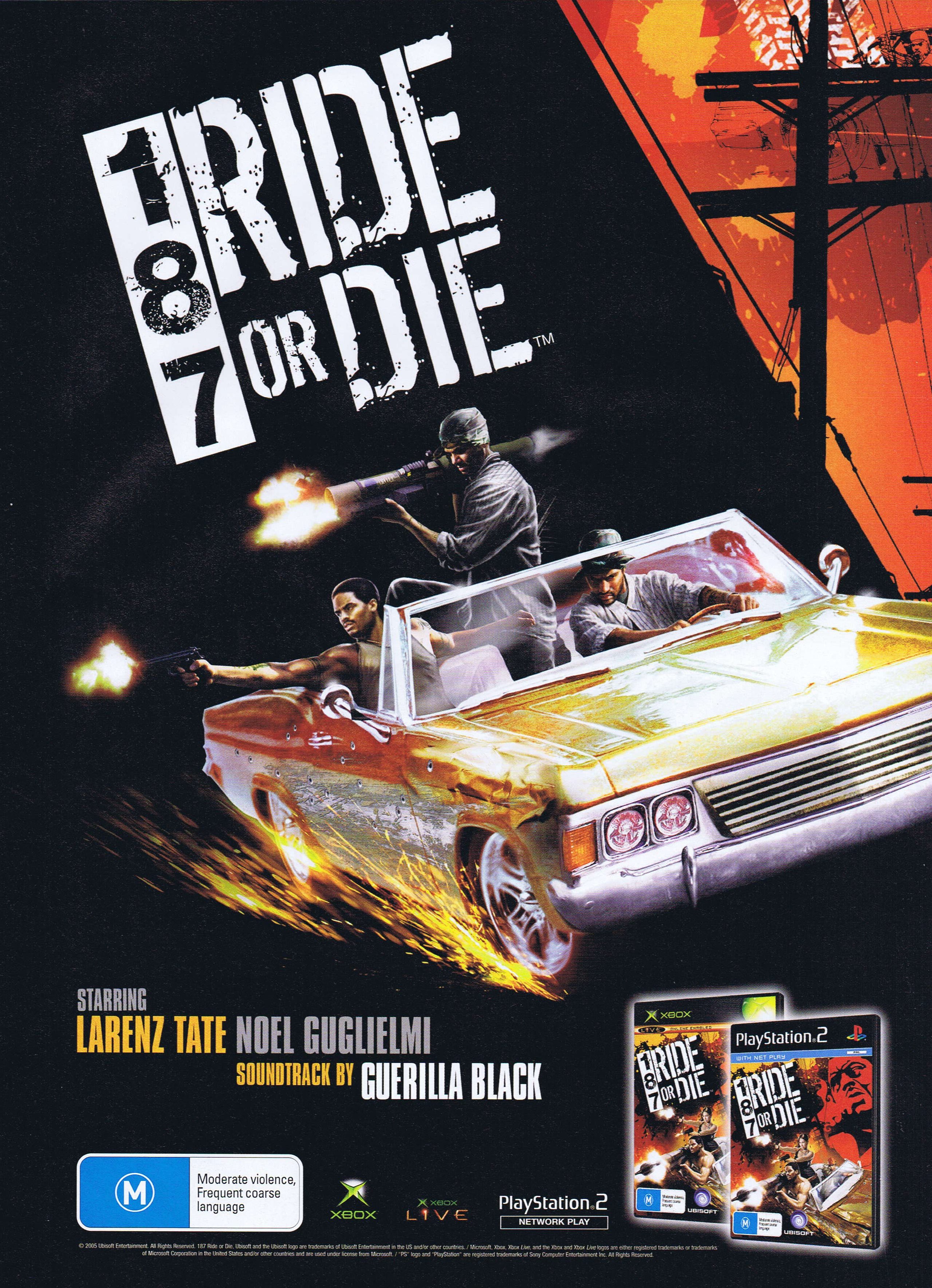 187 - Ride or die PS2 cover
