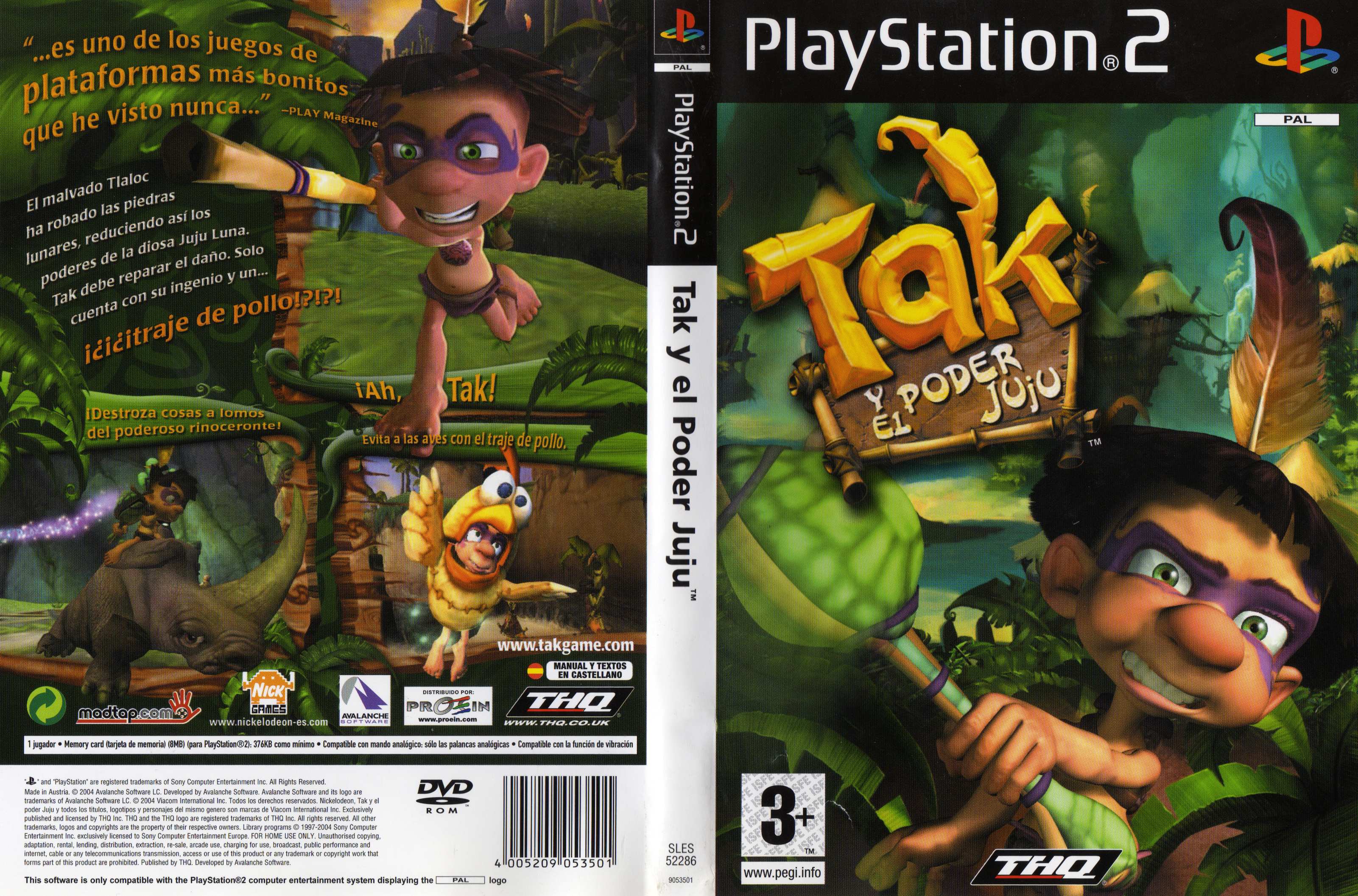 Tak y el poder Juju PSX cover