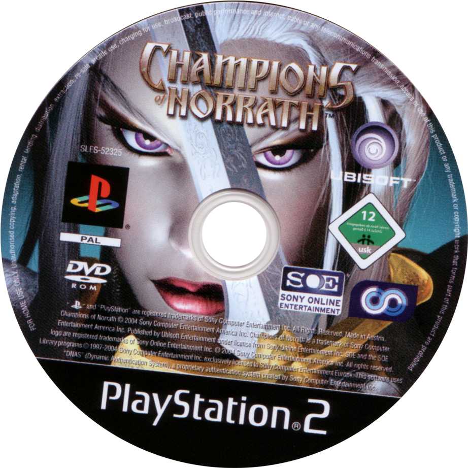 Champions of Norrath PS2 cover