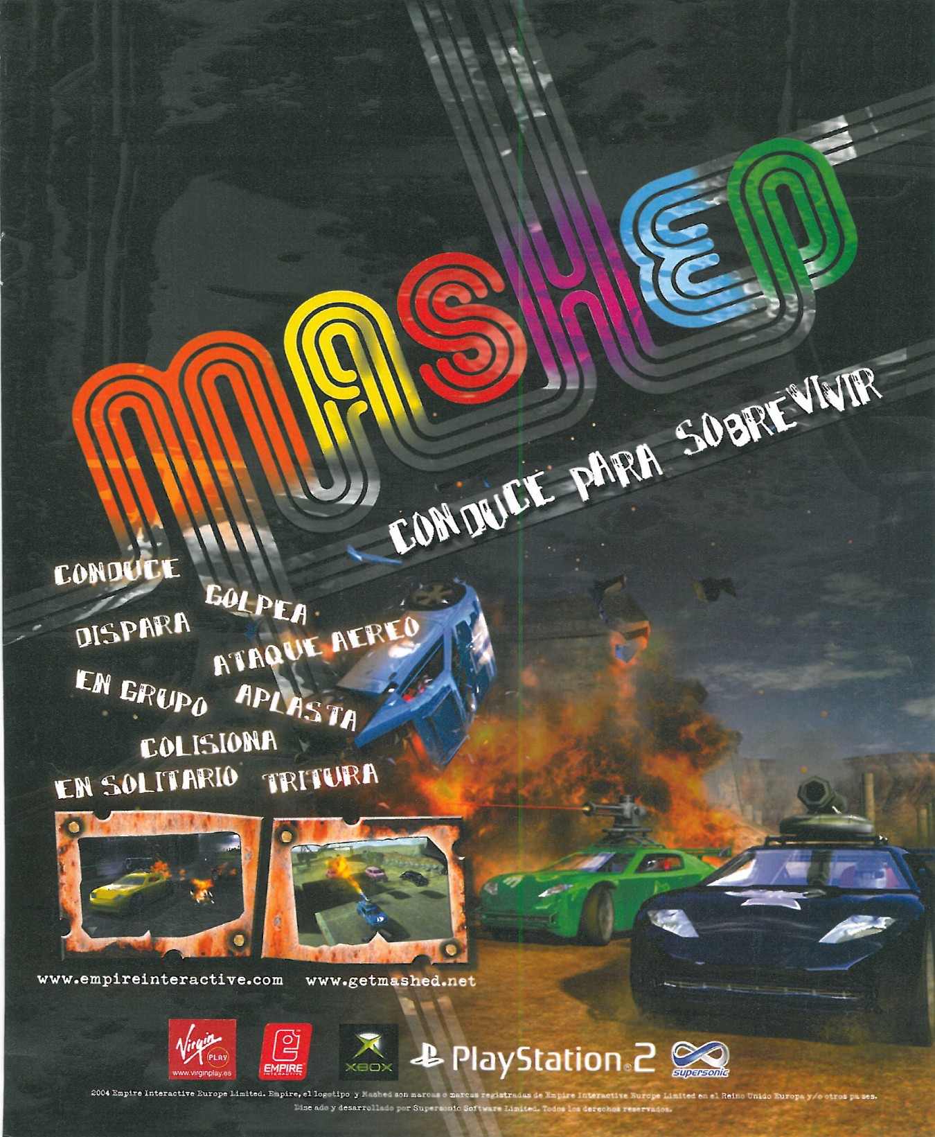 Mashed - Drive to Survive PS2 cover