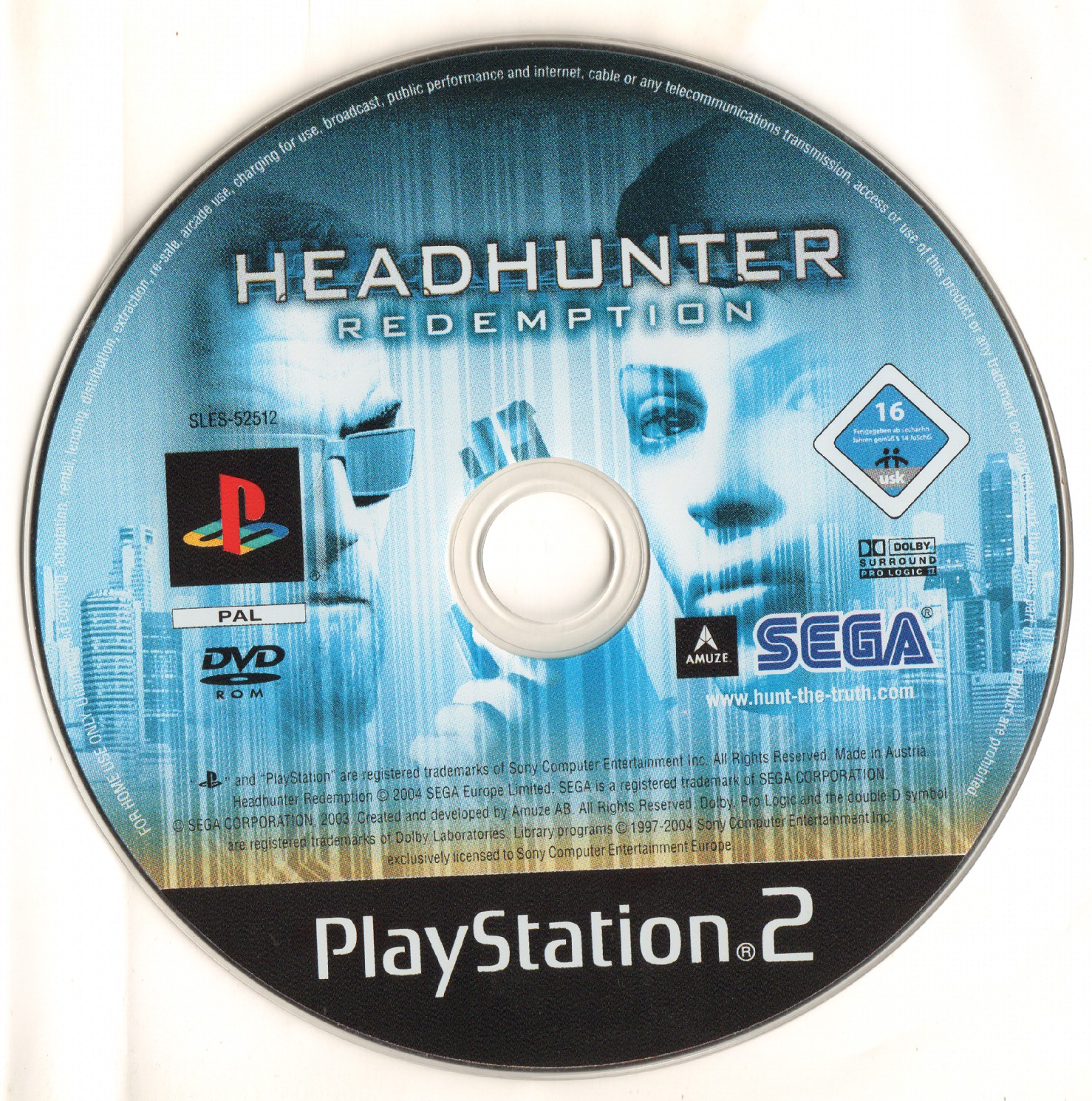 Headhunter - Redemption PS2 cover