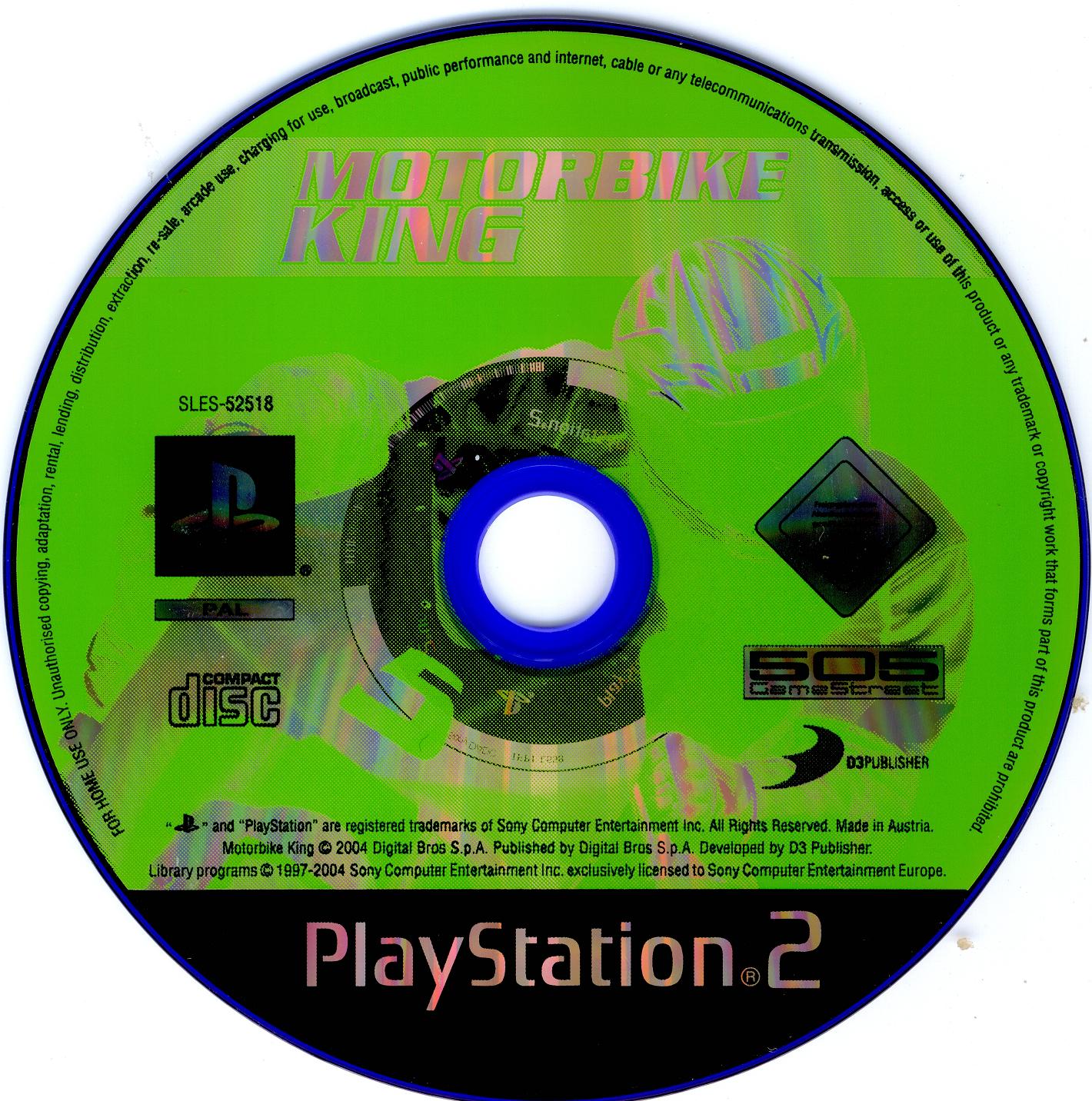 Motorbike King PS2 cover