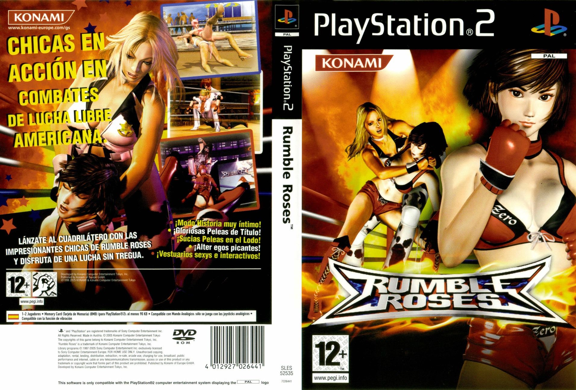 Rumble Roses PS2 cover