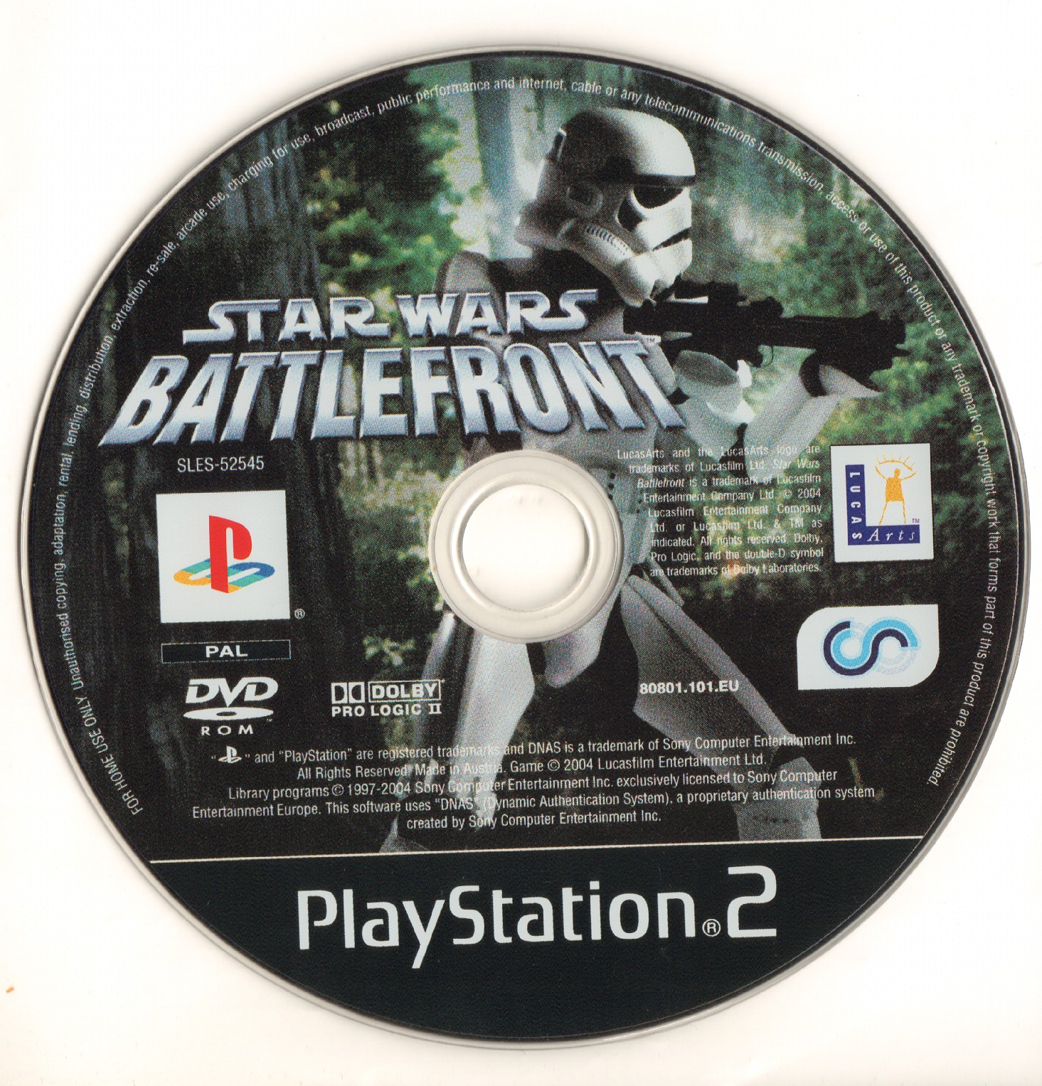 Star Wars - Battlefront PS2 cover