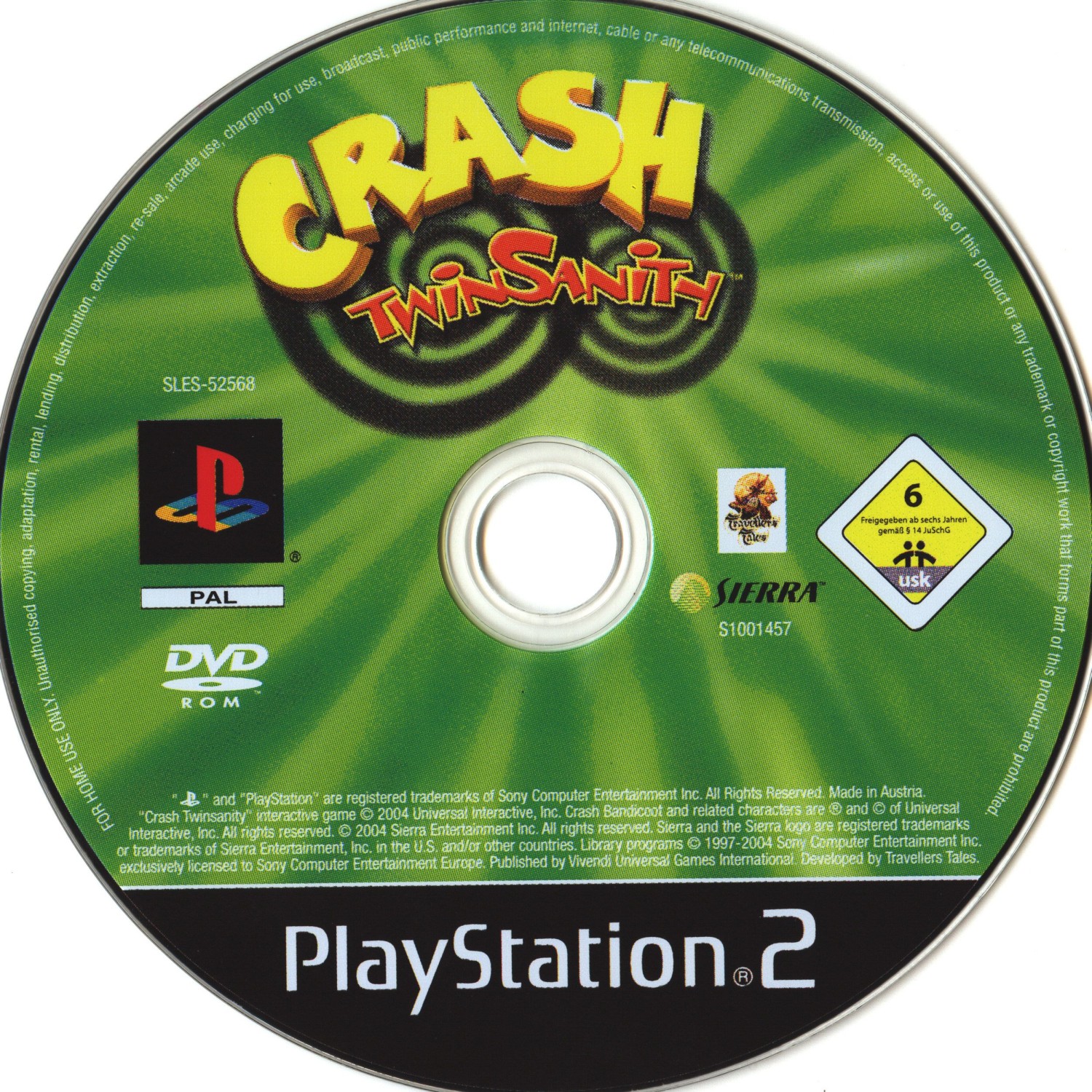 Crash Twinsanity PSX cover