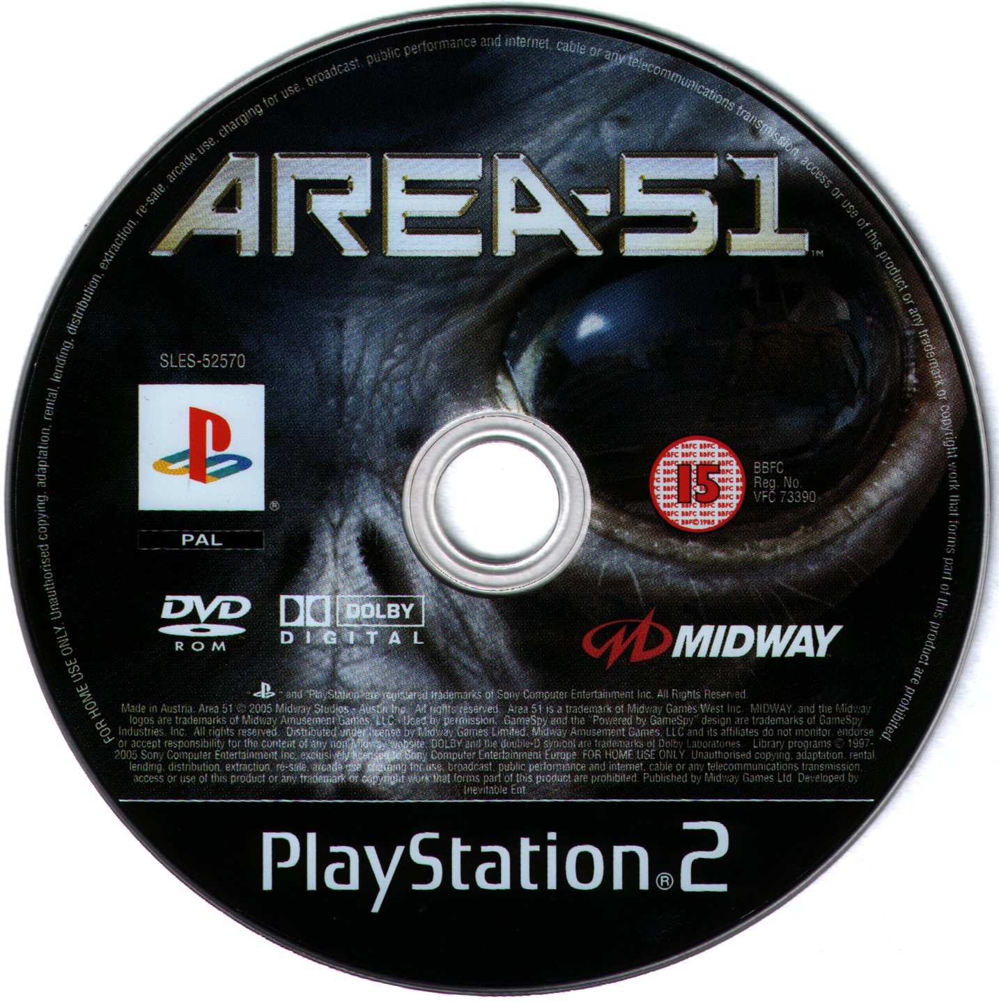 Area 51 PSX cover