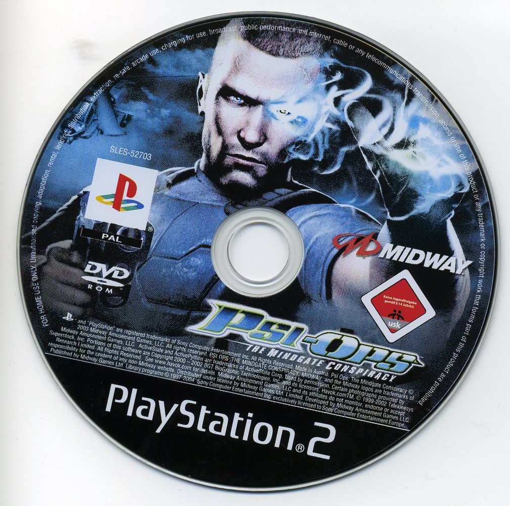 Psi-Ops - The Mindgate Conspiracy PS2 cover